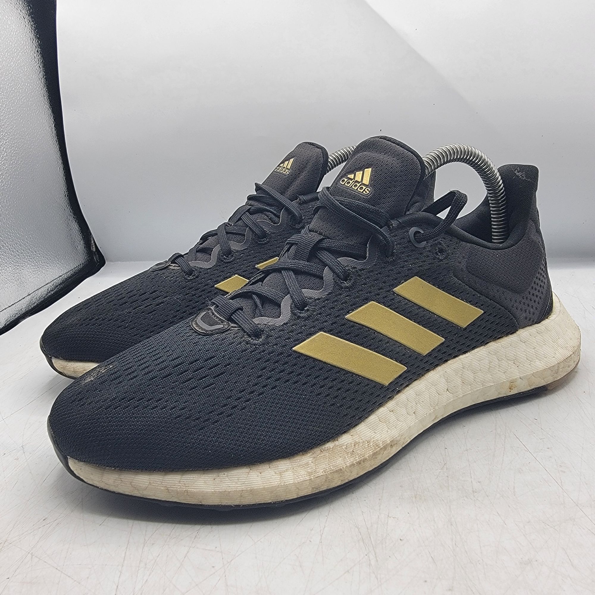 Adidas Adidas Pureboost 21 Womens 8 Black Athletic Shoes Casual Wal Size US 8 / IT 38 - 4 Thumbnail