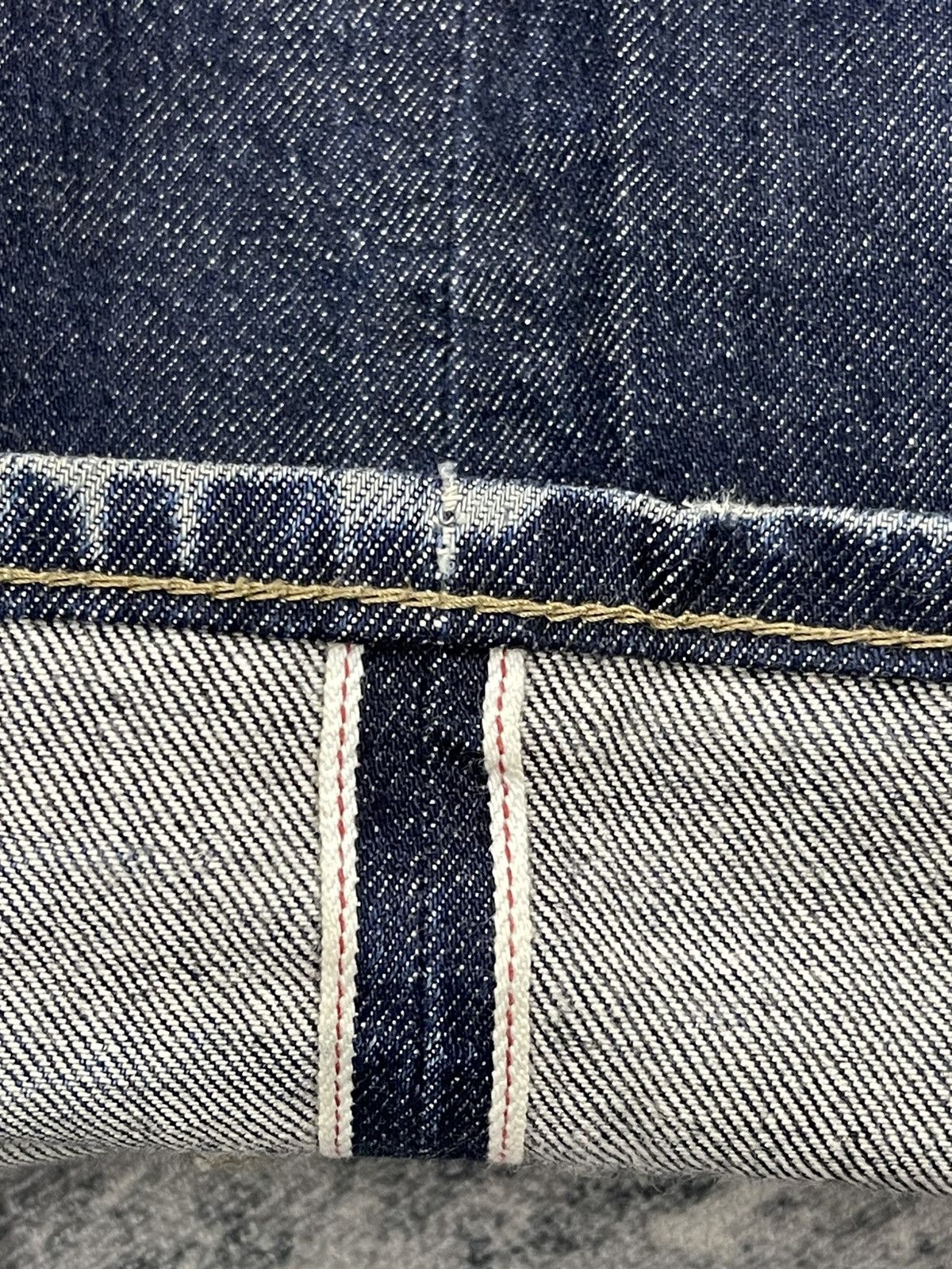Kaihara Denim Uniqlo Kaihara Selvedge Distressed Jeans Size US 33 - 11 Thumbnail