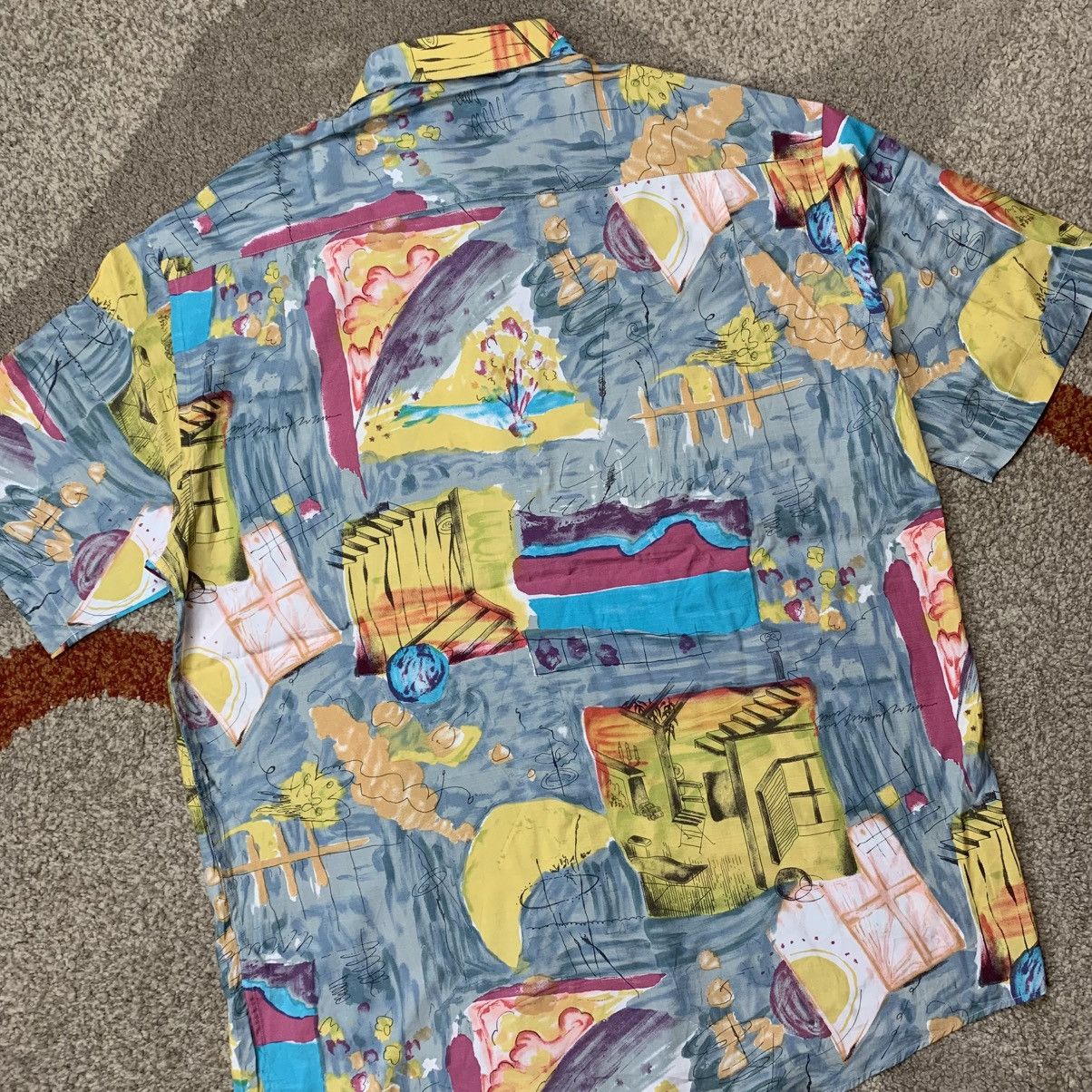Vintage PIERRE BALMAIN Vintage Shirt Pop Art / Abstract Art Size US L / EU 52-54 / 3 - 8 Thumbnail