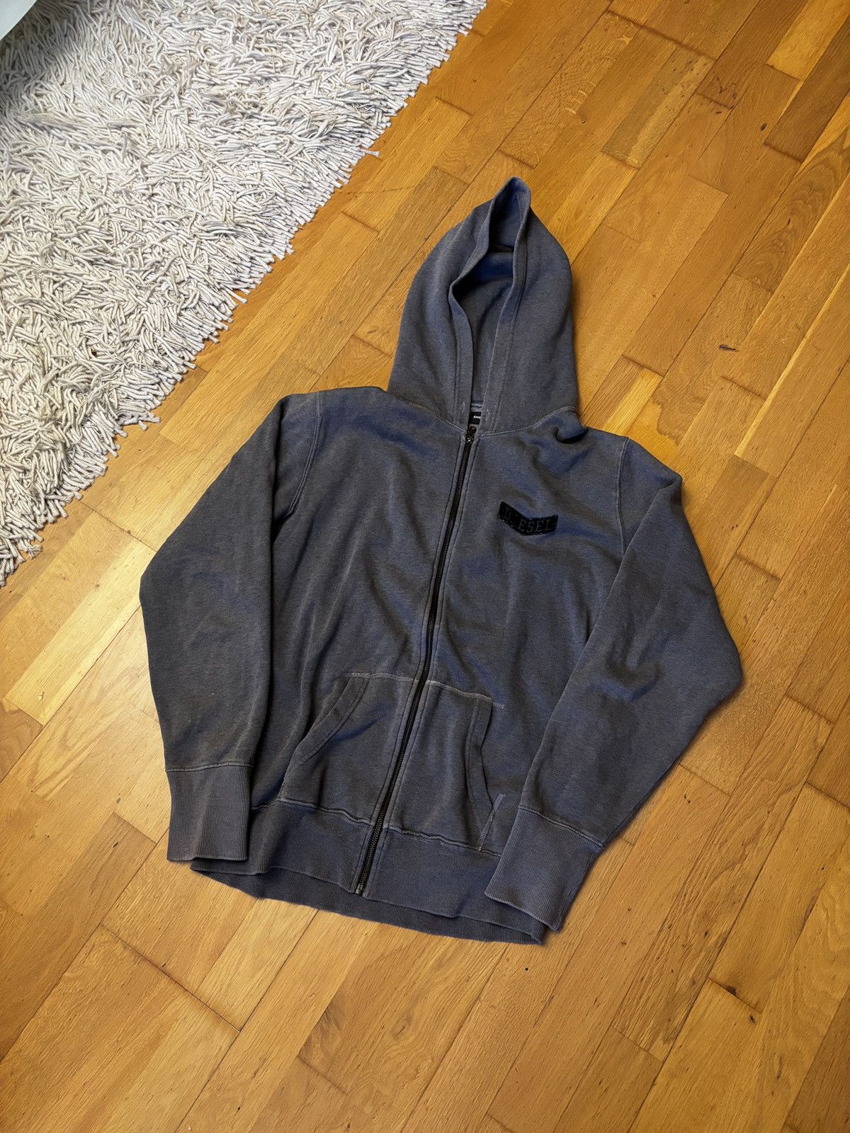 Diesel Diesel Streetwear Vintage Zip Hoodie Size US XL / EU 56 / 4 - 2 Thumbnail