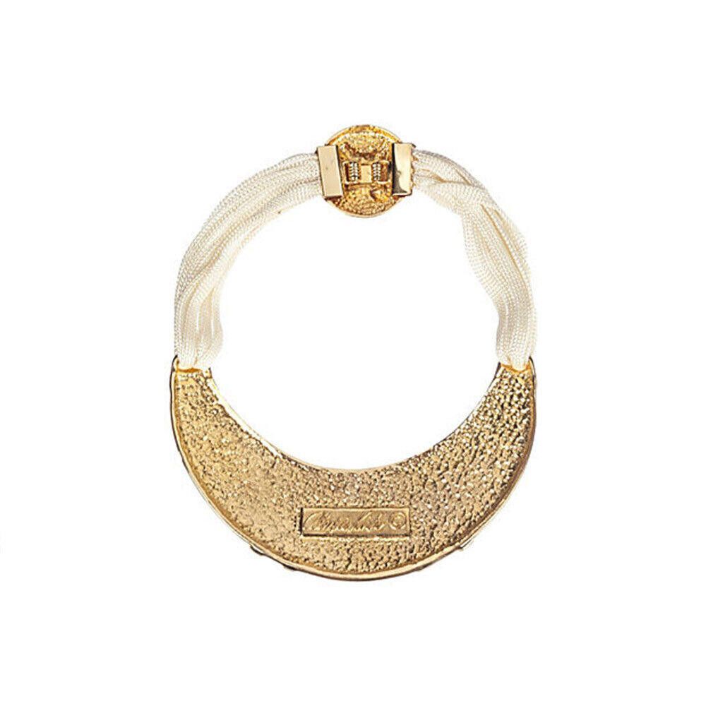 Designer Alexis Kirk Enamel & Rhinestone Collar Necklace Size ONE SIZE - 6 Thumbnail