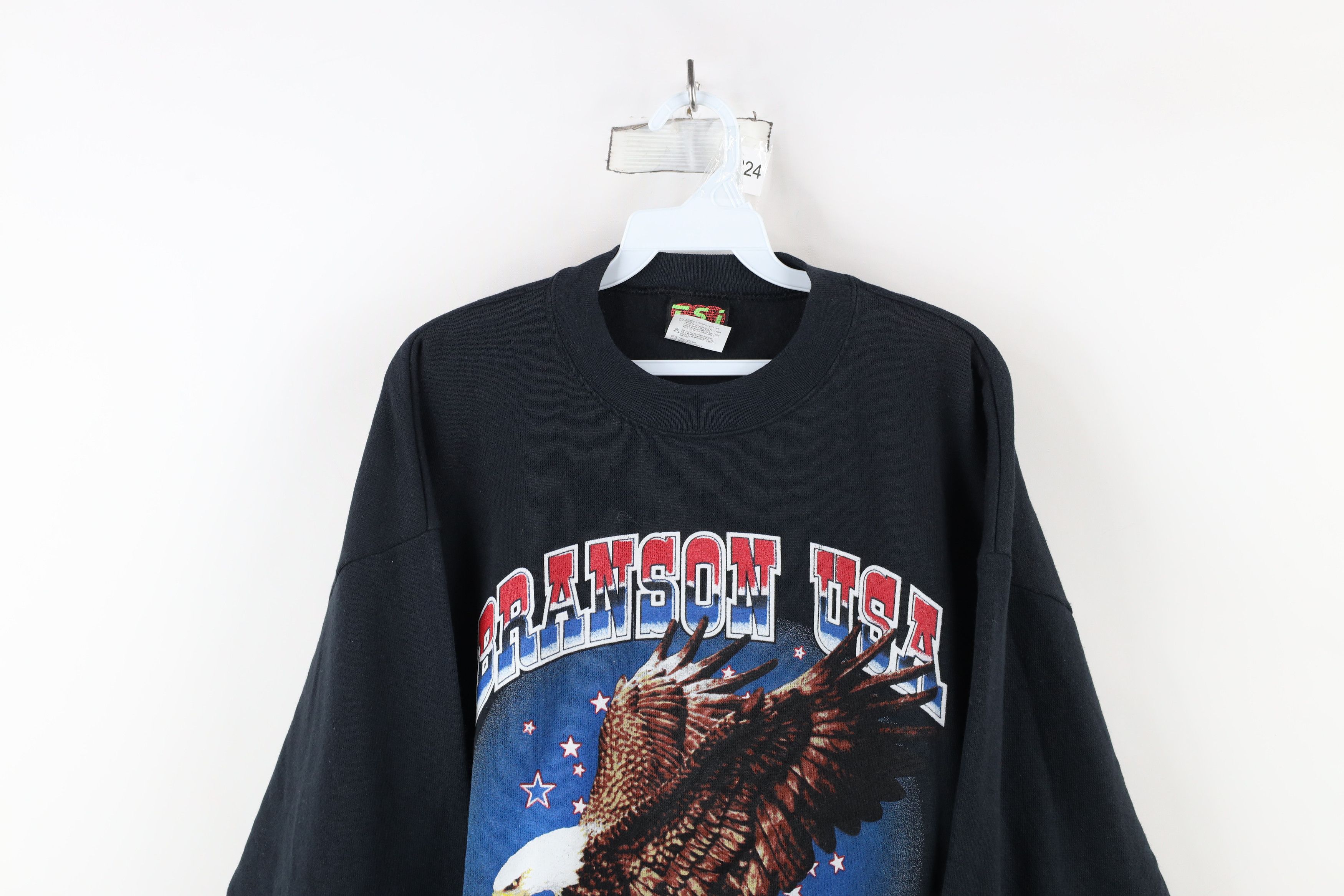 Vintage Vintage 90s Music Branson Missouri Eagle Crewneck Sweatshirt Size US L / EU 52-54 / 3 - 2 Thumbnail