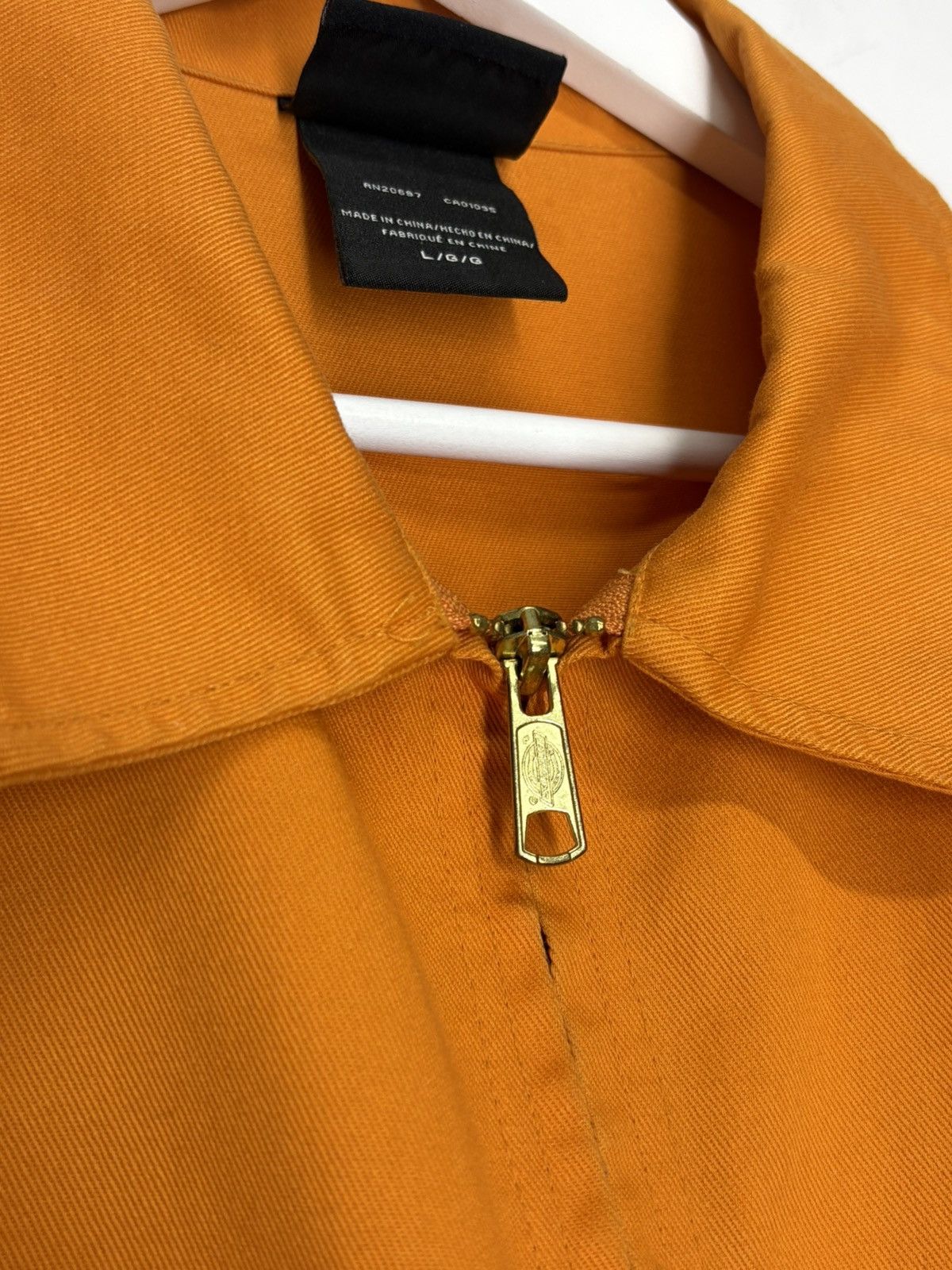 Dickies Vintage 90s Dickies Work Jacket Orange Cotton Size US L / EU 52-54 / 3 - 10 Thumbnail