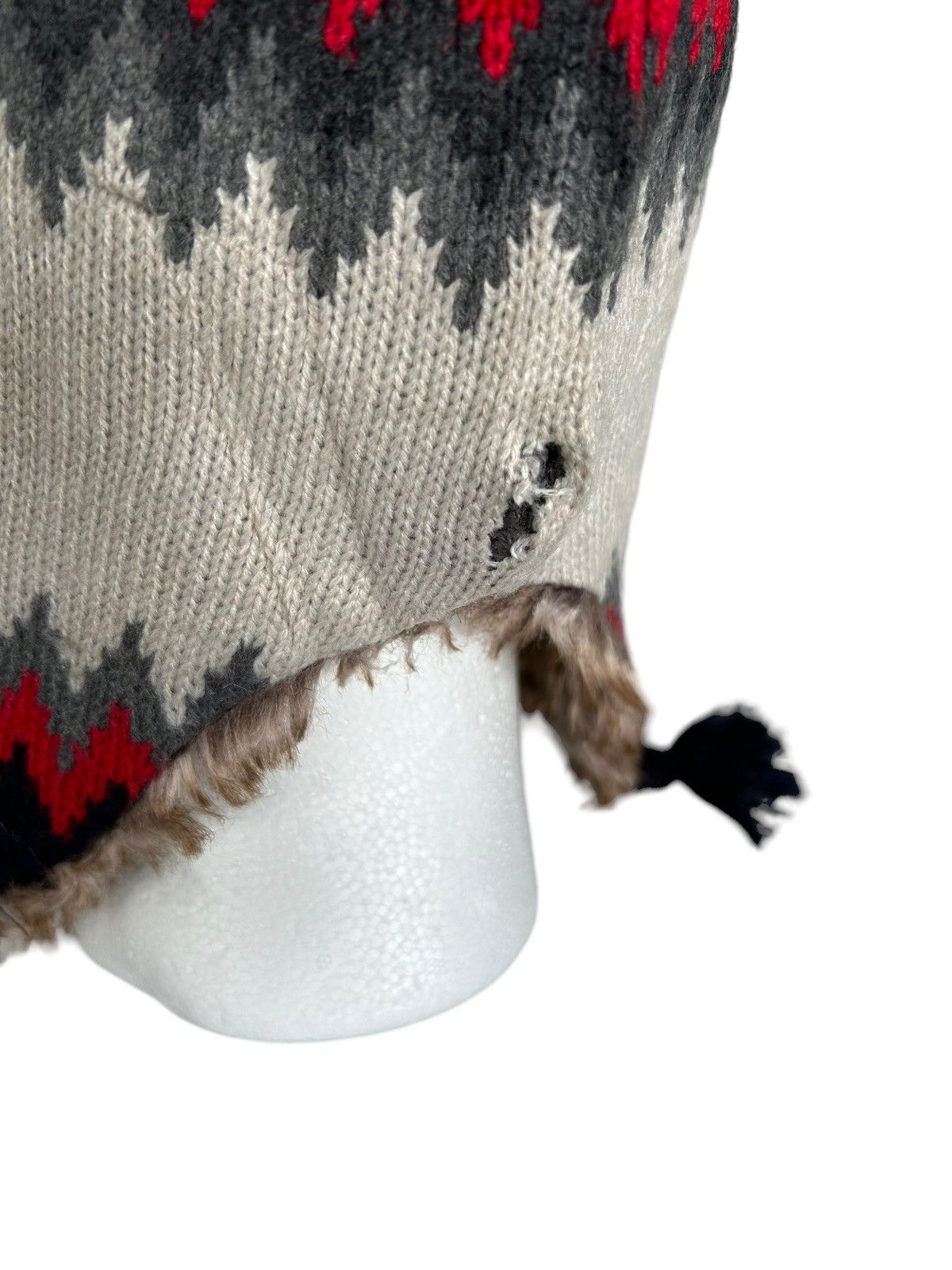 14th Addiction × Japanese Brand × Le Grande Bleu (L.G.B.) Gap Ushanka Fur Beanie Hats Size ONE SIZE - 4 Thumbnail