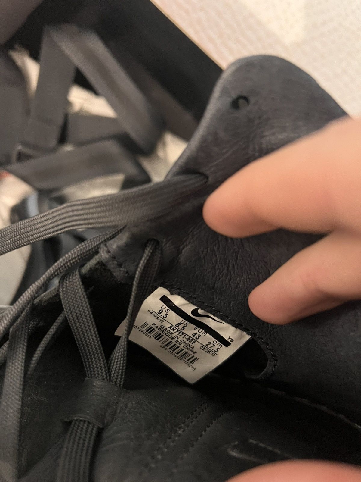 John Elliott × Nike NIKE JOHN ELLIOT VANDAL HIGH - Grey/Antharite Size US 9.5 / EU 42-43 - 6 Thumbnail