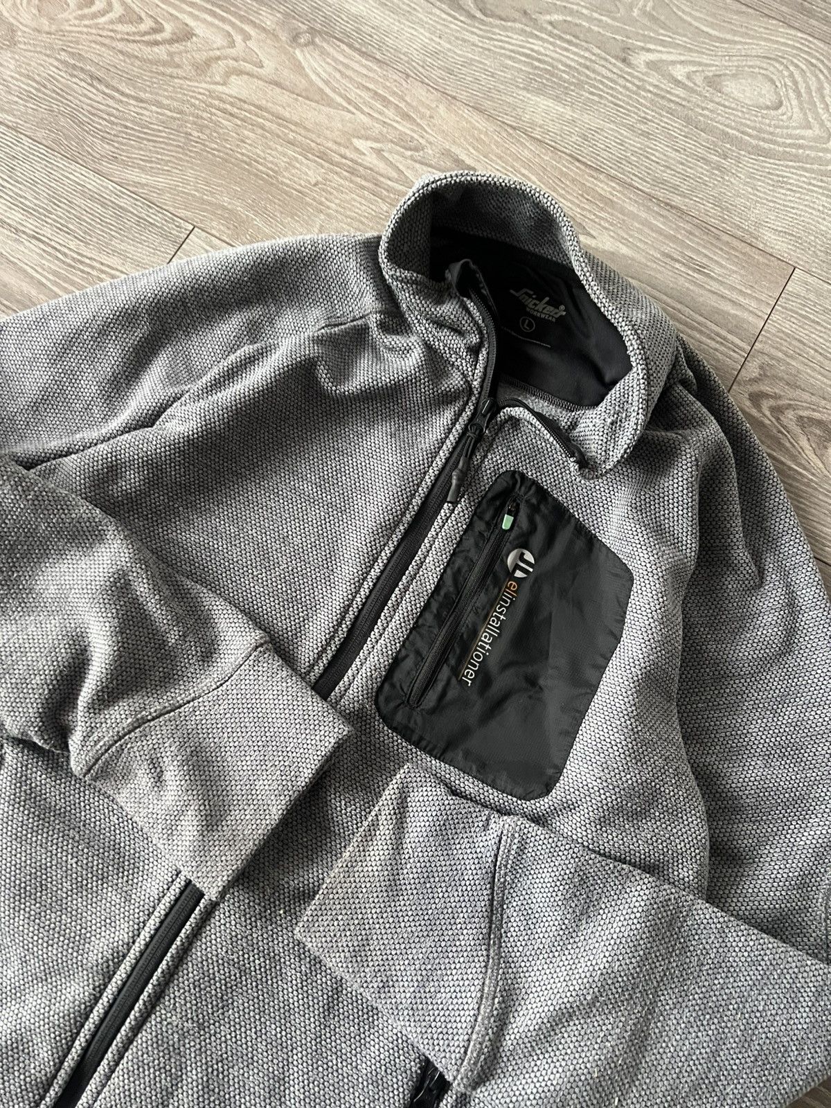 Other Snickers Workwear Zip Ykk Embroidered Logo Polyester Jacket Size US L / EU 52-54 / 3 - 14 Thumbnail