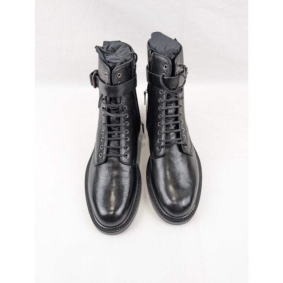 Saint Laurent Paris o1rshd1 Army 20 Buckle Boots in Nero Size US 8 / EU 41 - 13 Thumbnail