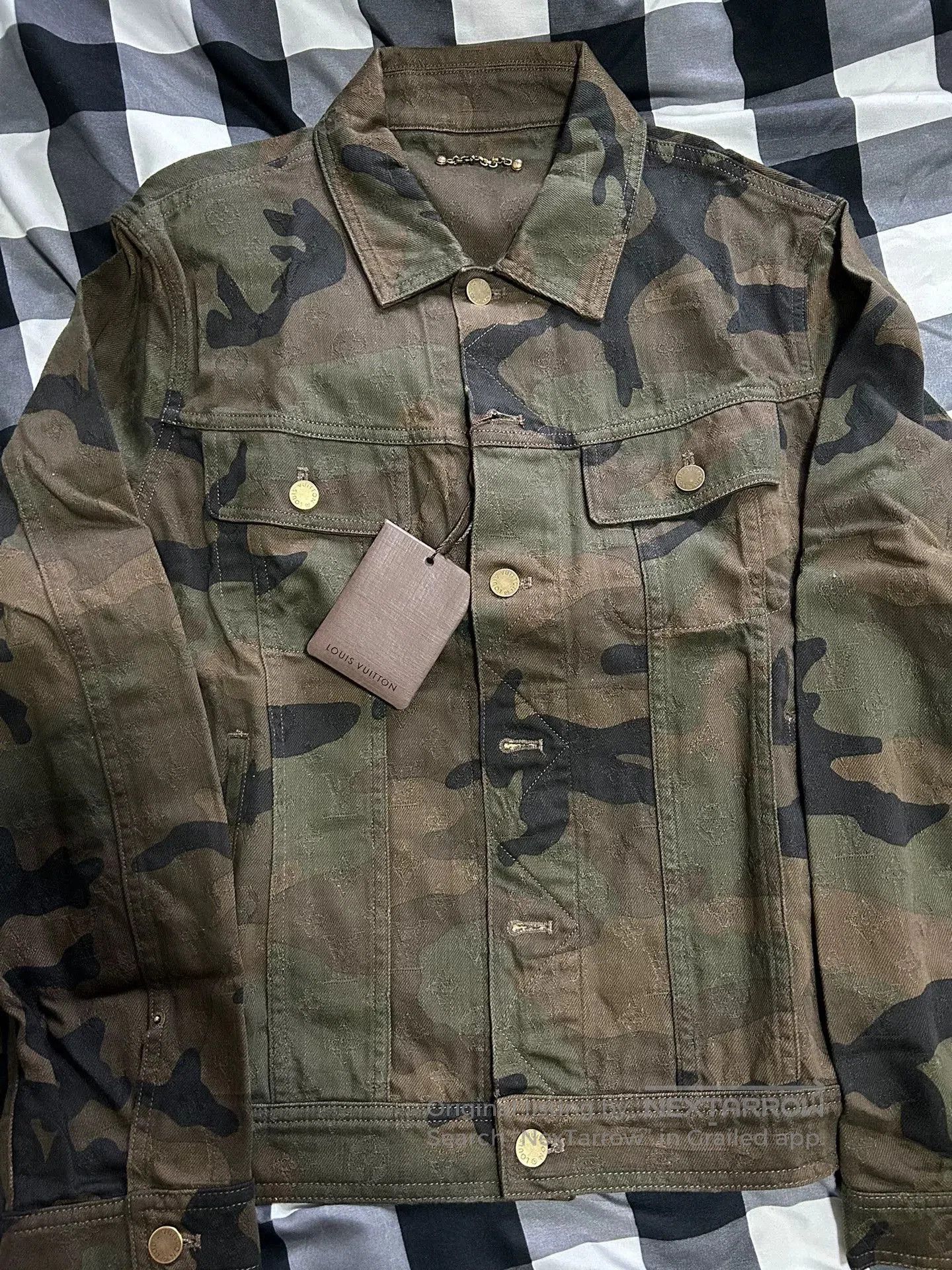 Louis Vuitton Louis Vuitton Camouflage Denim Jacket. Size US M / EU 48-50 / 2 - 1 Thumbnail