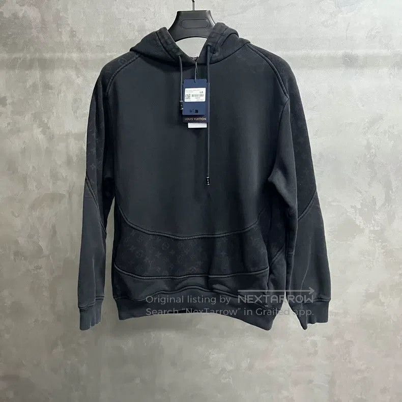Louis Vuitton Louis Vuitton Black monogram circle printed hoodie Size US L / EU 52-54 / 3 - 1 Thumbnail