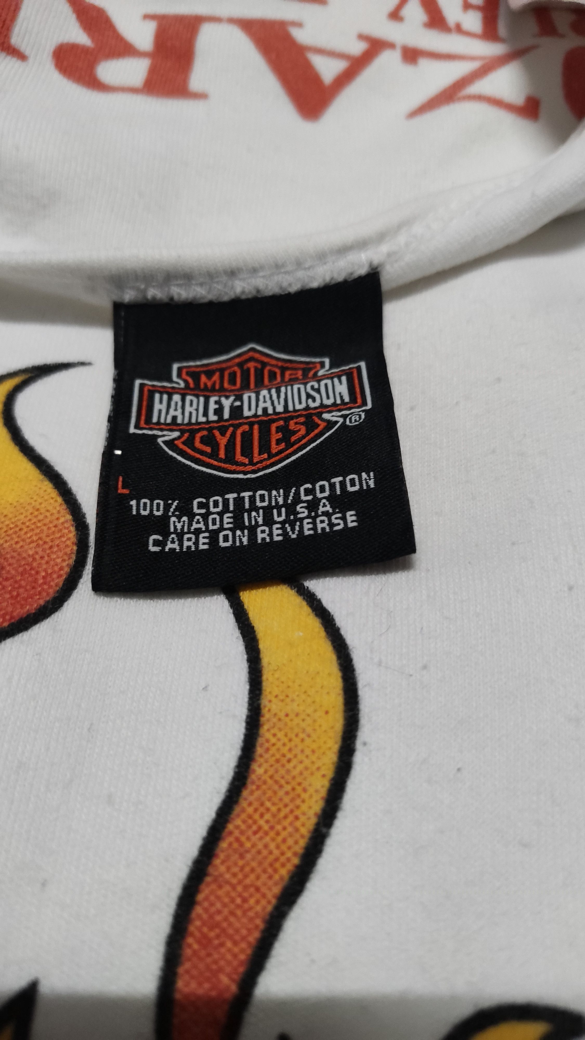 Harley Davidson × Vintage Vintage y2k 2001 Harley Davidson Tee Size L / US 10 / IT 46 - 4 Thumbnail