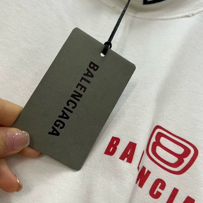 Balenciaga Balenciaga White monogram logo printed short sleeves Size US S / EU 44-46 / 1 - 4 Thumbnail