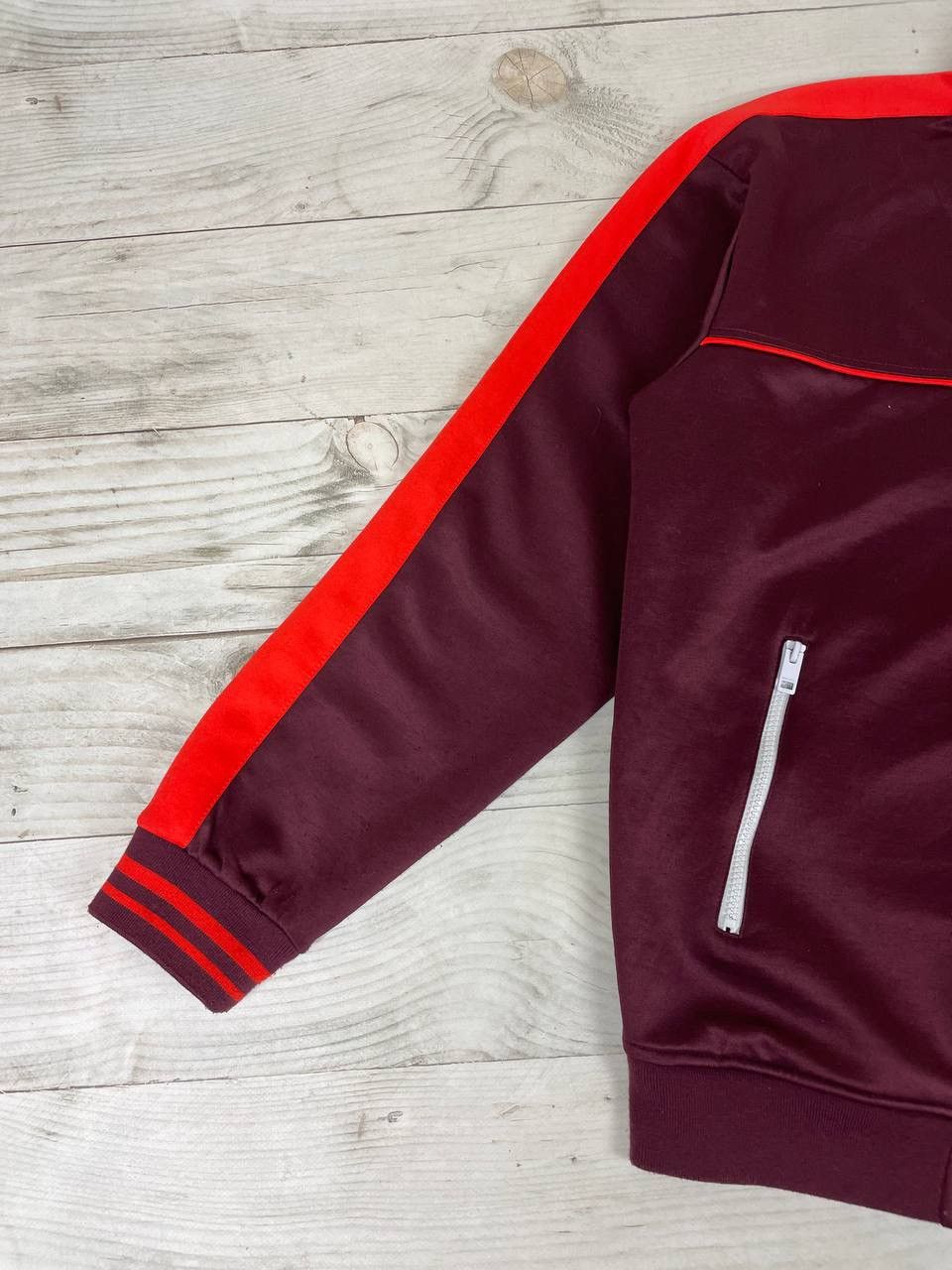 Diesel Vintage Diesel Track Jacket Men Size 2XL Burgundy Size US XXL / EU 58 / 5 - 4 Thumbnail
