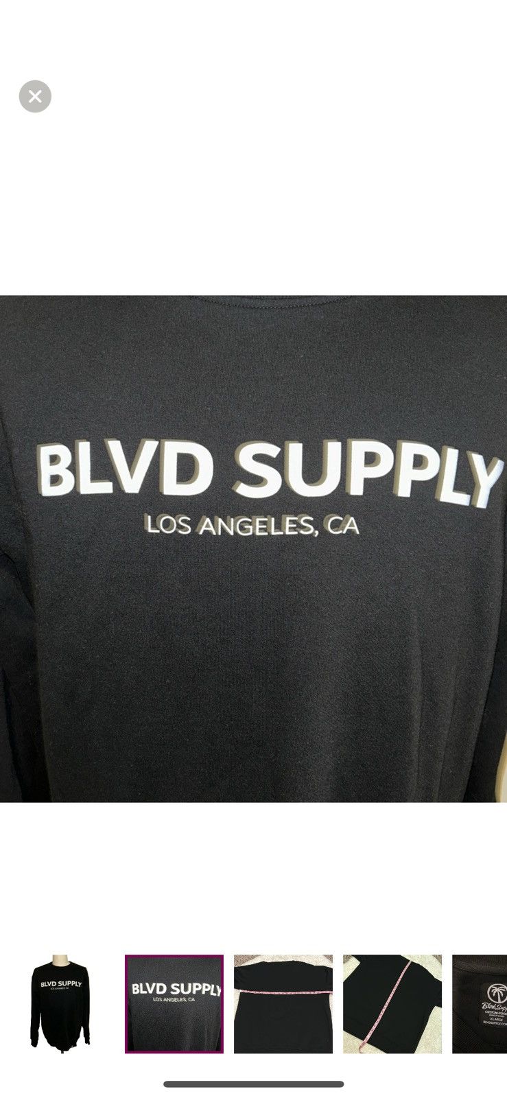 BLVD Blvd supply xl crewneck sweatshirt Size US XL / EU 56 / 4 - 4 Thumbnail