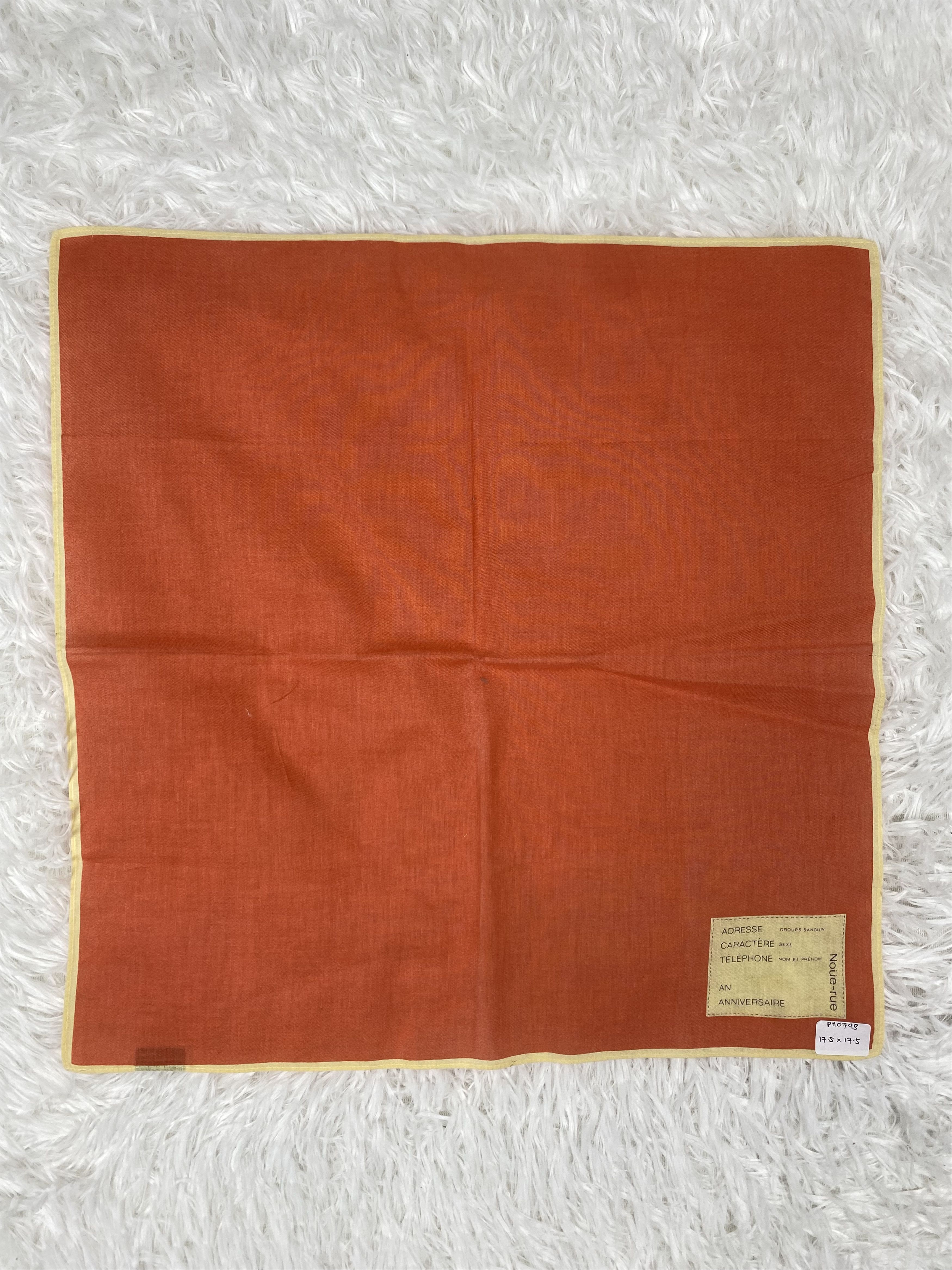 Japanese Brand × Vintage Vintage Noue-rue Handkerchief Neckerchief PH0798 Size ONE SIZE - 4 Thumbnail