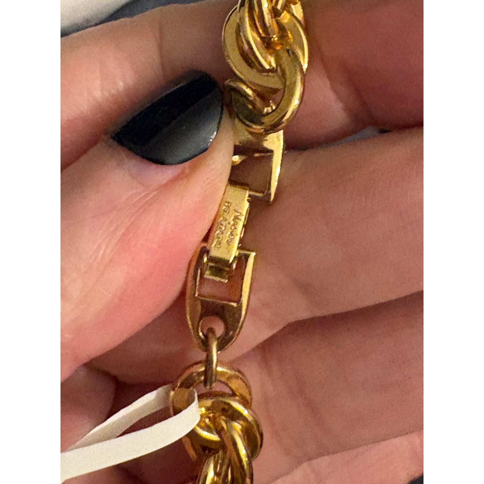 Other Vintage Napier Chunky Runway Chain 23” Gold Tone Size ONE SIZE - 9 Thumbnail