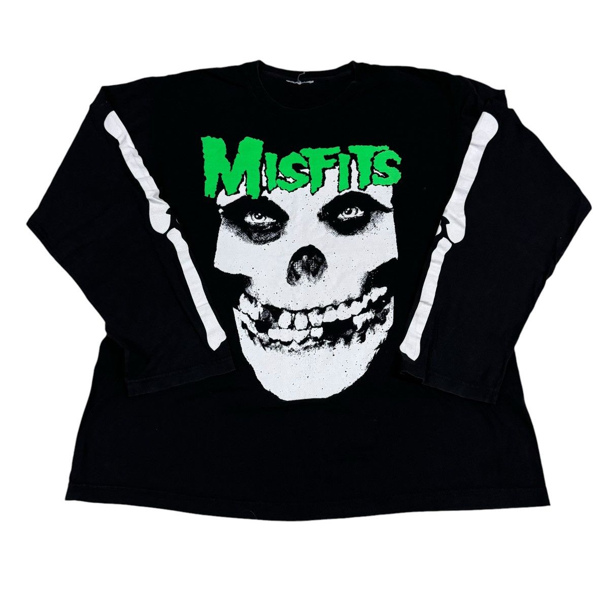Band Tees × Misfits × Vintage Vintage Misfits Punk Rock Band Big Skull Logo Album Tee Size US XL / EU 56 / 4 - 1 Thumbnail