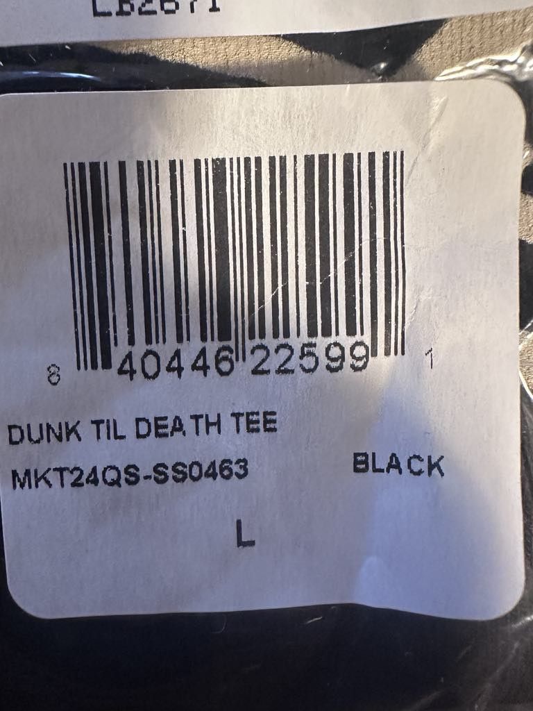 Market Market Dunk Til Death Tee T-shirt Size US L / EU 52-54 / 3 - 4 Thumbnail