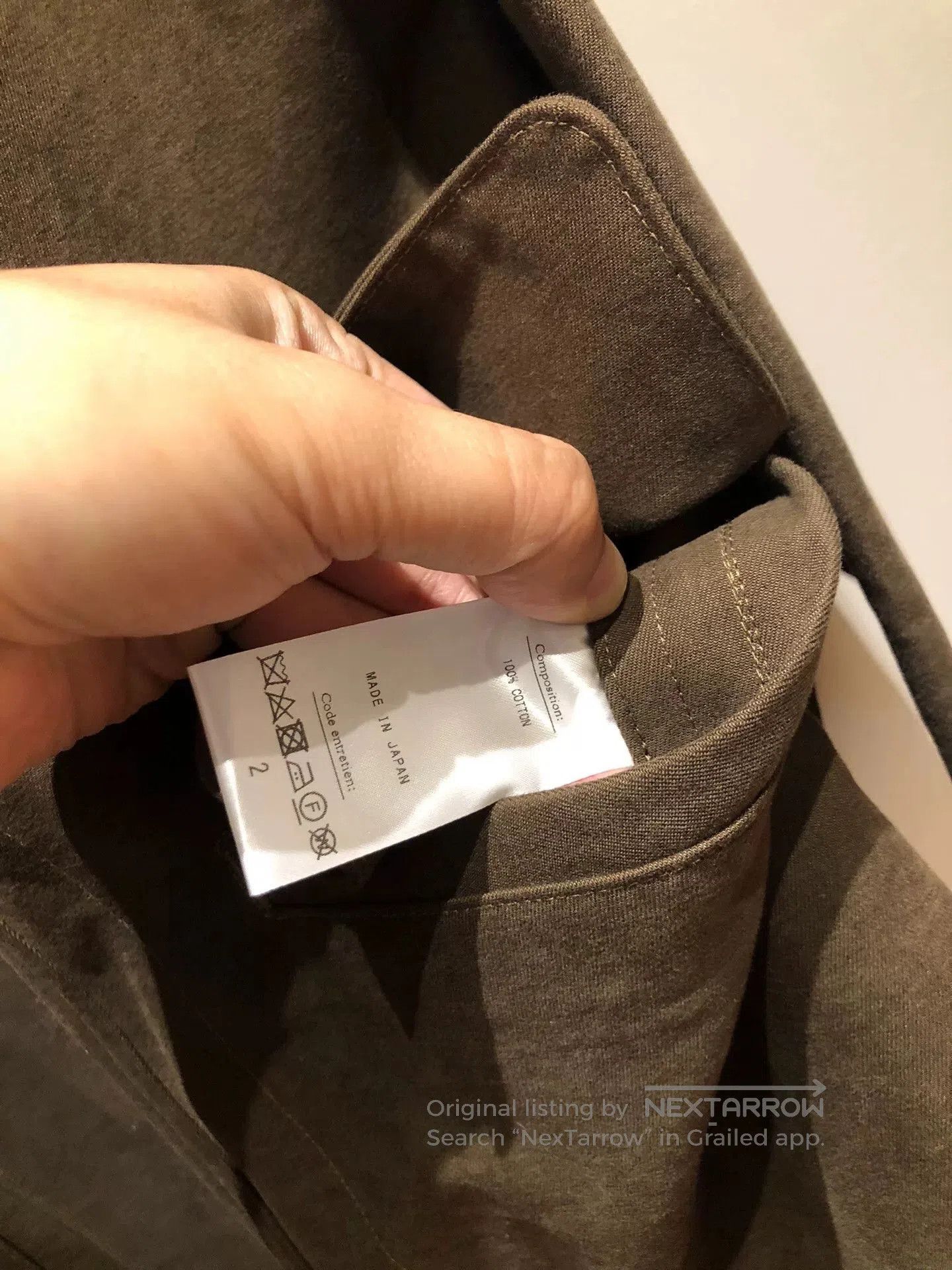 A.PRESSE A.PRESSE Olive Green Motorcycle Half Coat. Size US M / EU 48-50 / 2 - 6 Thumbnail