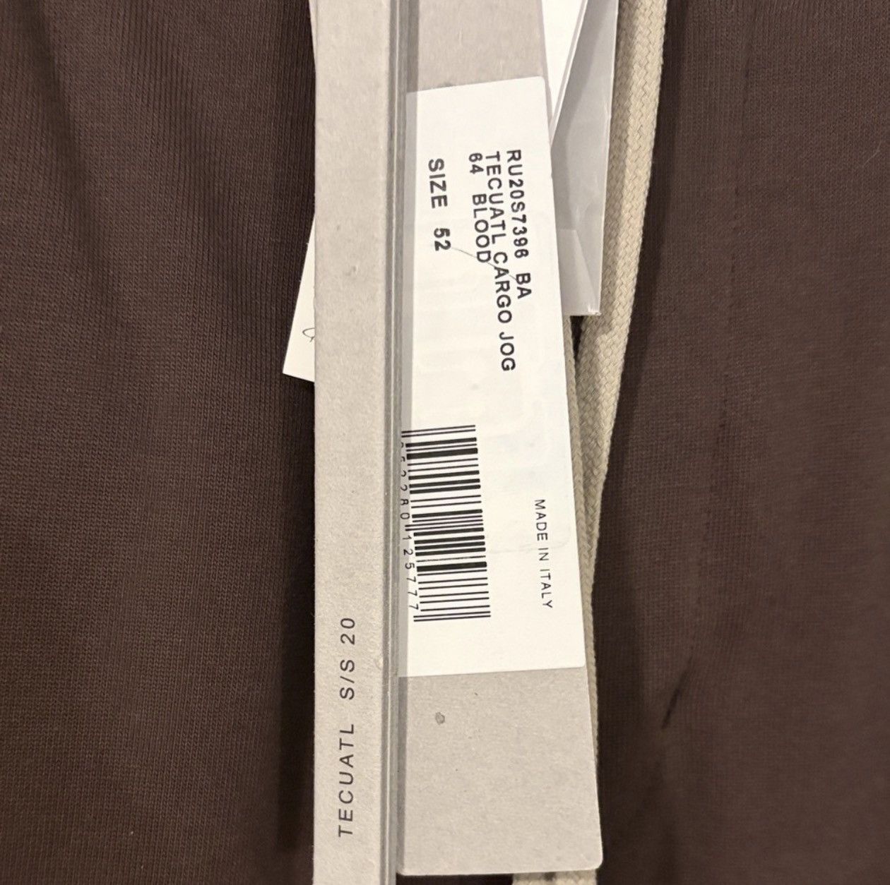 Rick Owens Rick Owens Tecuatl Cargo Jogger in Blood Size US 36 / EU 52 - 10 Thumbnail