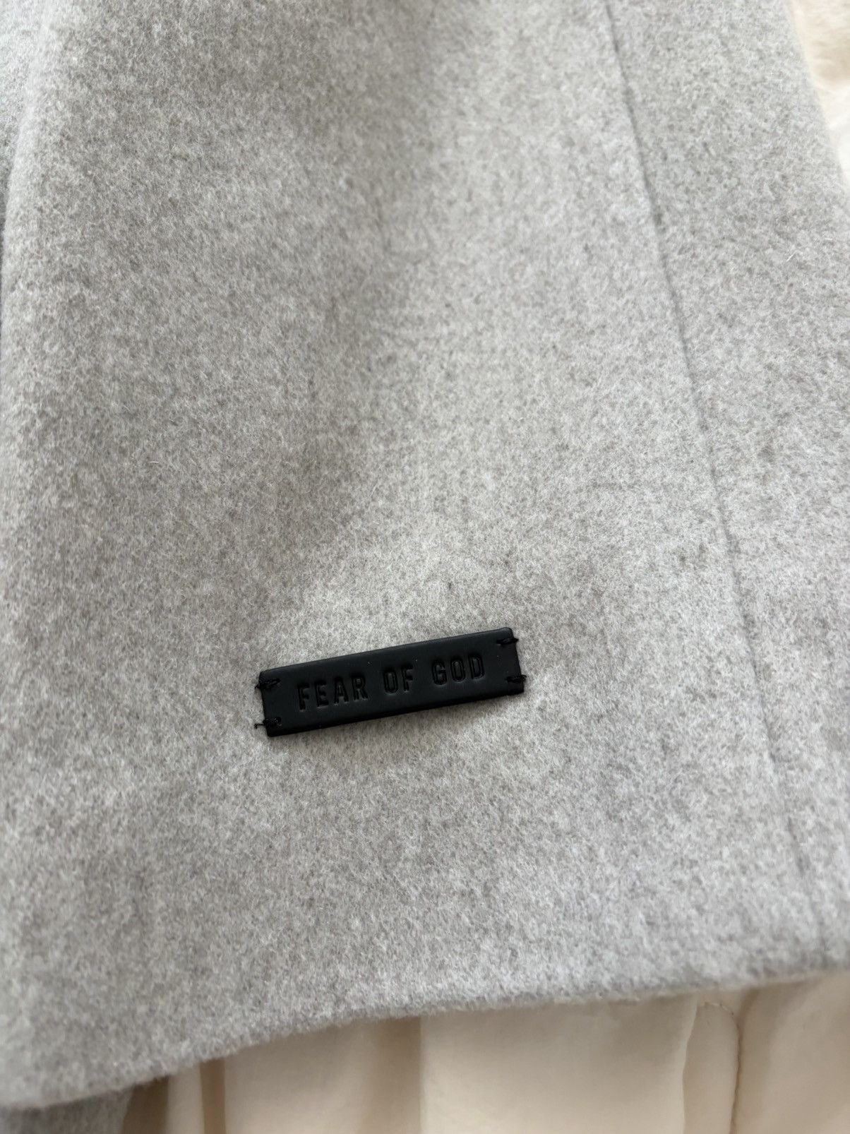 Fear of God Fear of god Eternal Wool OverCoat Cement Heather Size US M / EU 48-50 / 2 - 10 Thumbnail