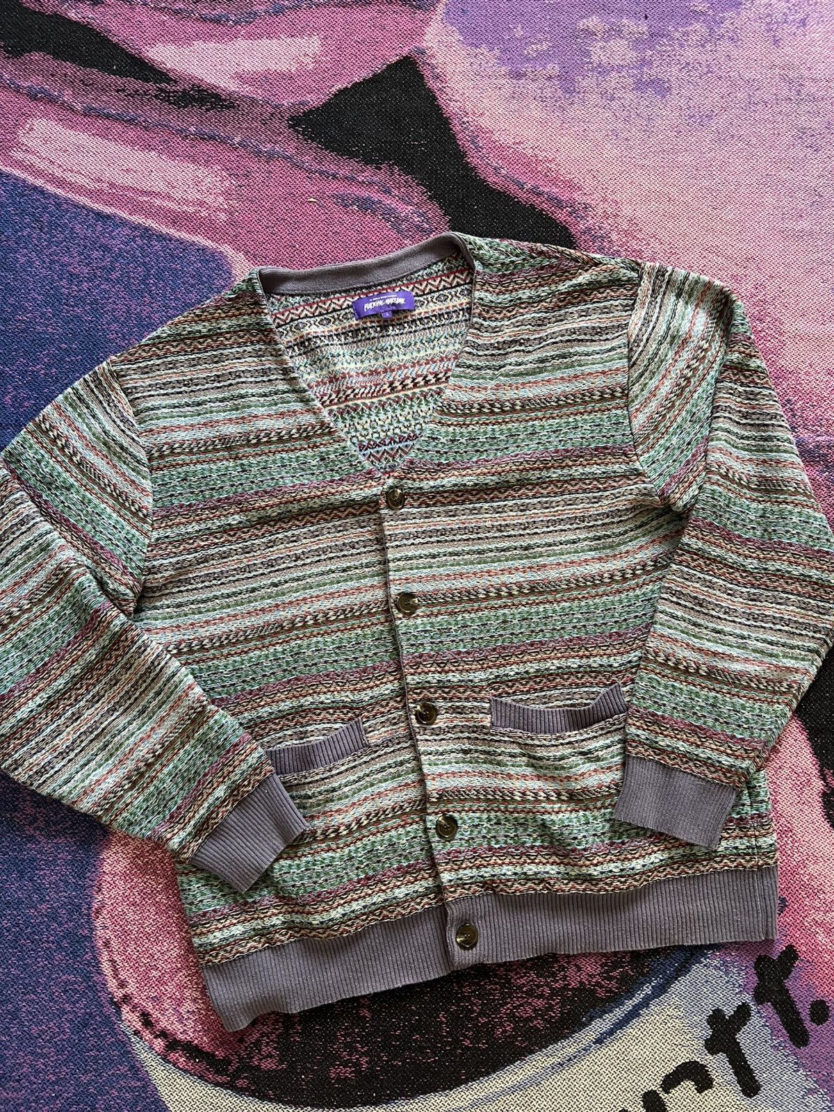 Fucking Awesome Fucking Awesome Bullshit Zip Cardigan | Grailed