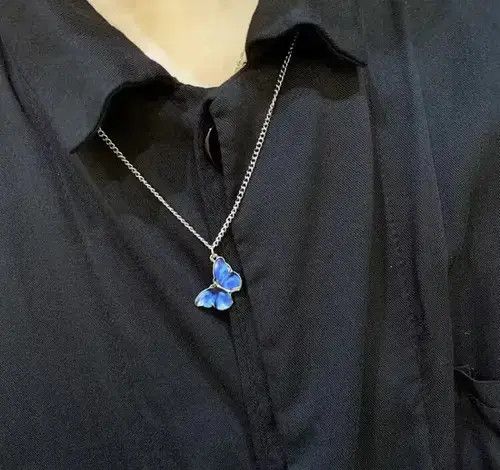 Jewelry Necklace Butterly Size ONE SIZE - 3 Thumbnail