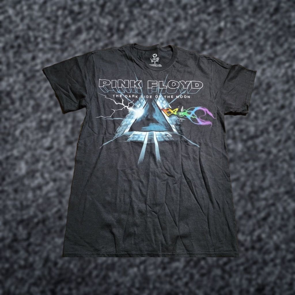 Liquid Blue Liquid Blue Mens M Pink Floyd Dark Side of The Moon T Shirt Band Tee Size US M / EU 48-50 / 2 - 1 Thumbnail