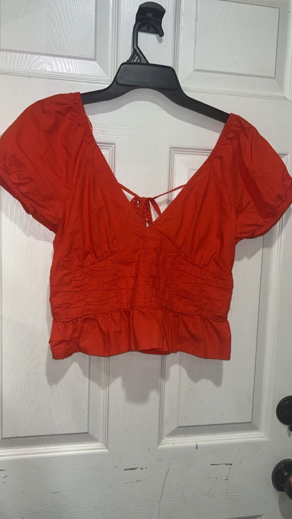 Other Women's Sim & Sam Red Crop Top, Size L Size L / US 10 / IT 46 - 1 Thumbnail