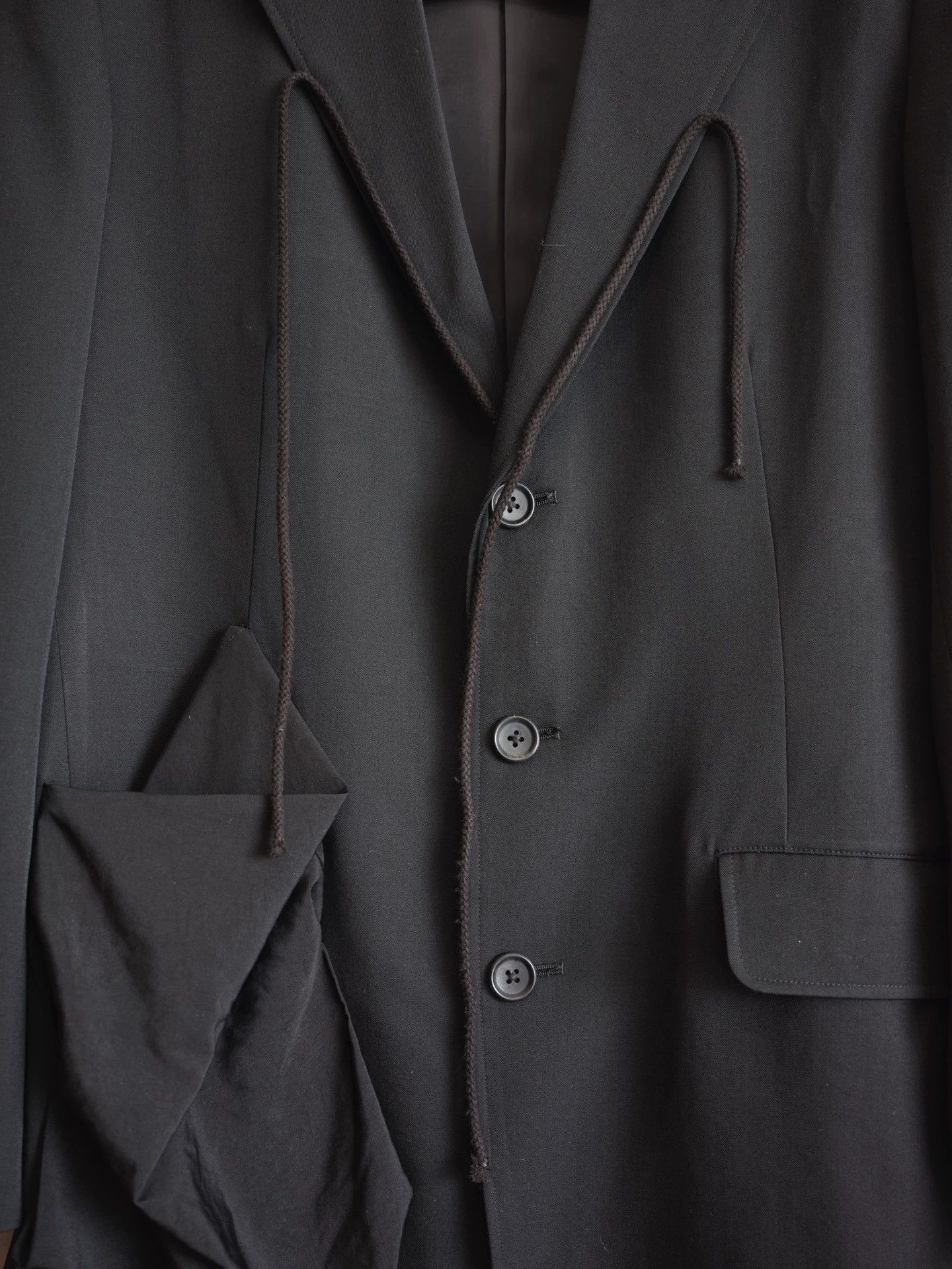Yohji Yamamoto Yohji Yamamoto 23AW Tacohimo Patch Jacket Size 2 Size US M / EU 48-50 / 2 - 7 Thumbnail