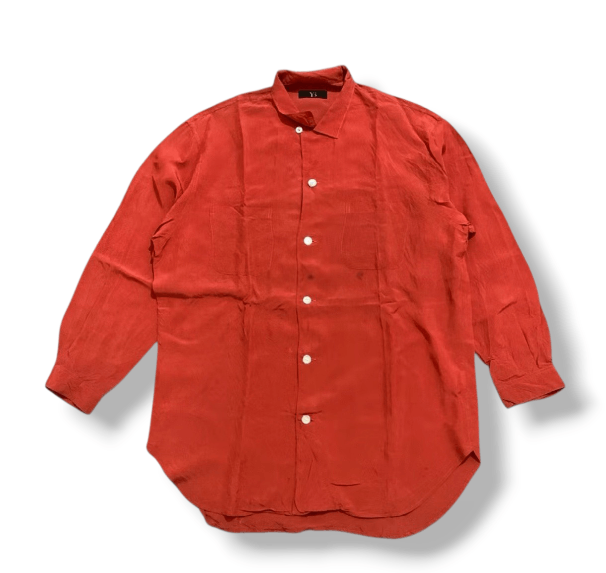 Yohji Yamamoto Yohji Yamamoto Orange Shirt Size US L / EU 52-54 / 3 - 1 Thumbnail