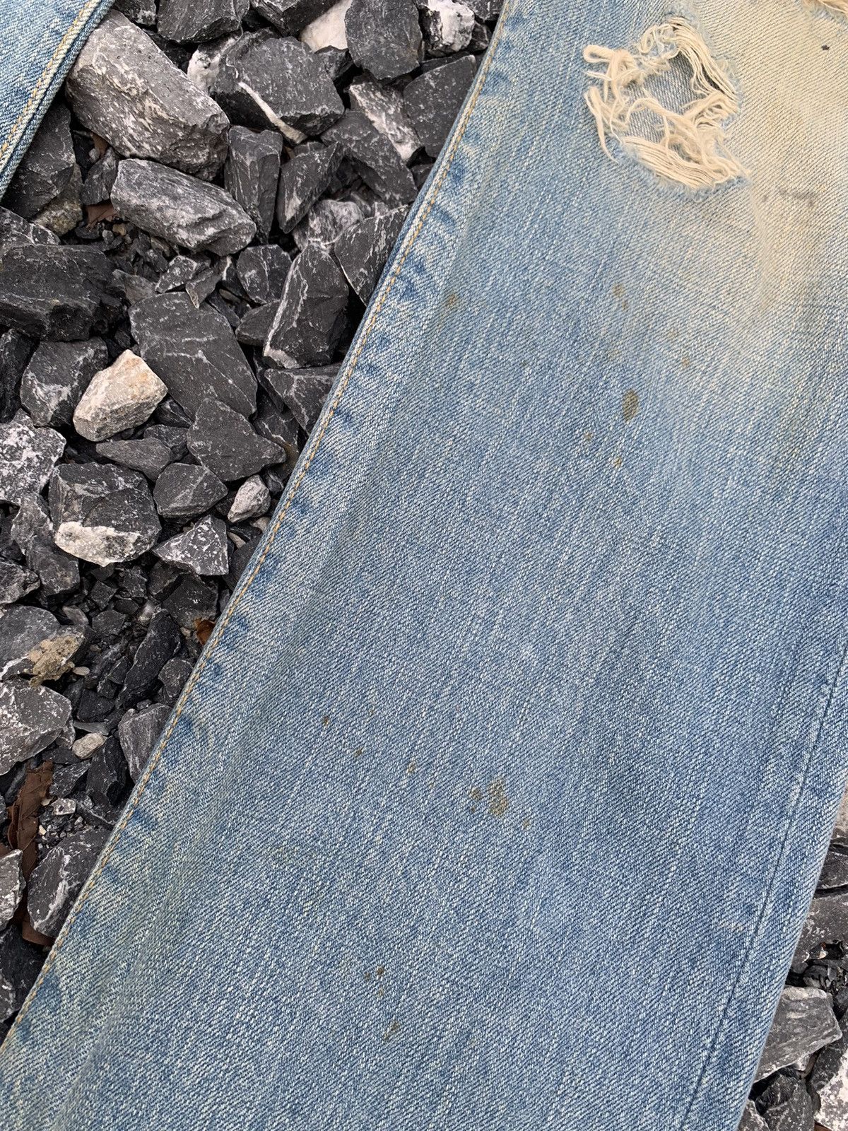 Kapital Nano Universe Mudwash Faded&Rusty Japanese Distressed Denim Size US 31 - 17 Thumbnail