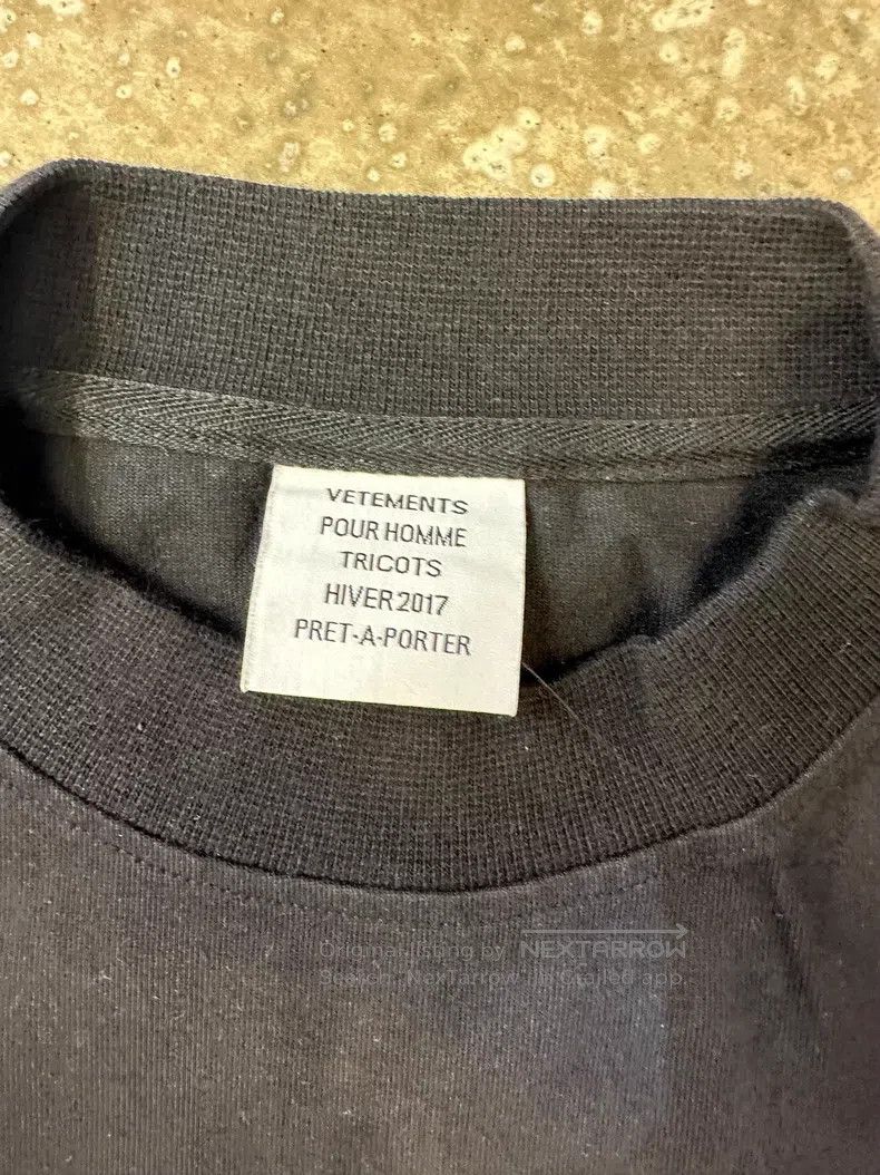 Vetements Vetements long sleeve Size US M / EU 48-50 / 2 - 4 Thumbnail