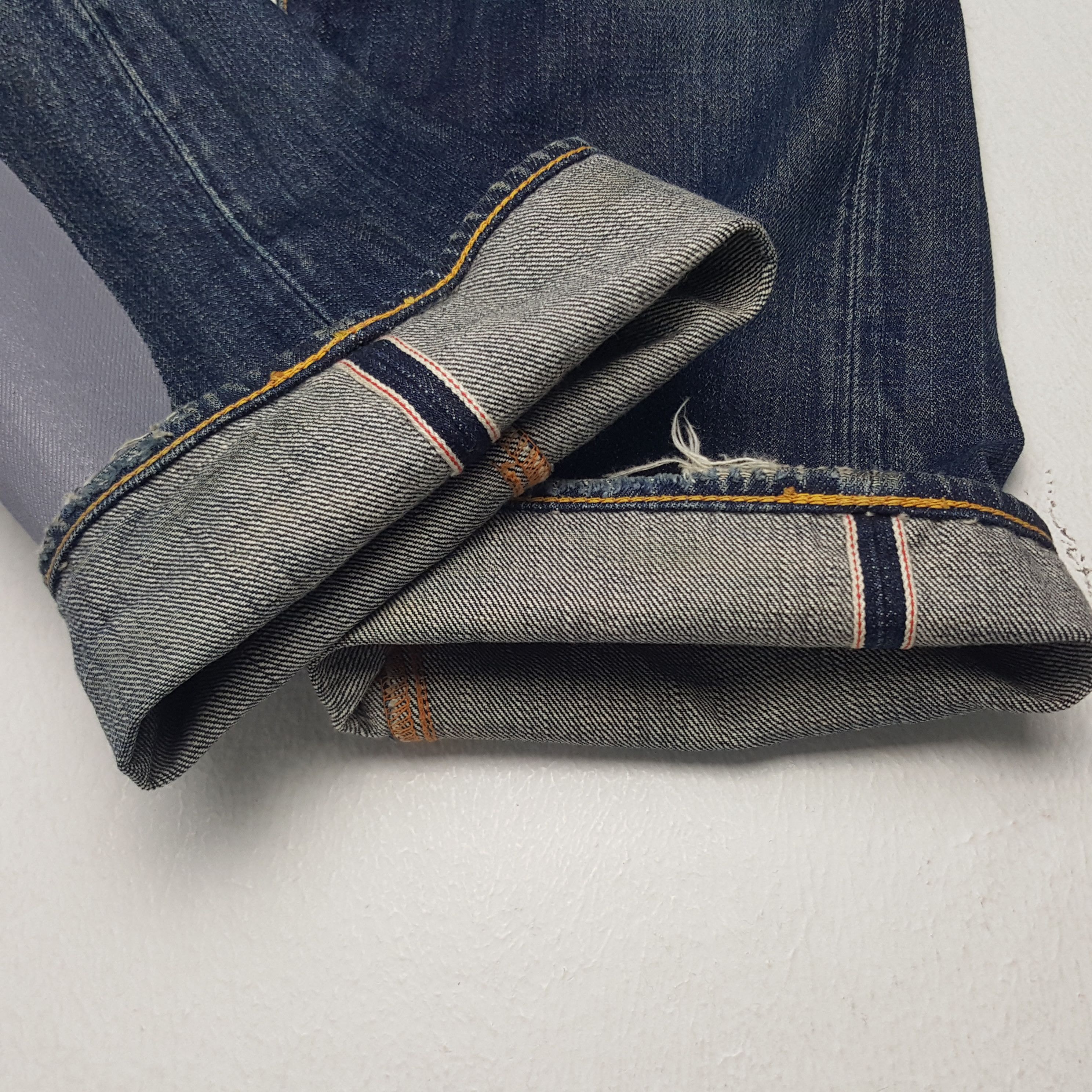 Evisu × Japanese Brand × Vintage Vintage Evisu Yamane Selvedge Custom Diacock Denim Jeans Size US 29 - 12 Thumbnail