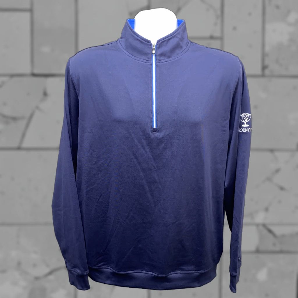 Footjoy FootJoy Jacket 1/2 Zip Mens Navy Blue Nylon Blend Size M Size US M / EU 48-50 / 2 - 1 Thumbnail