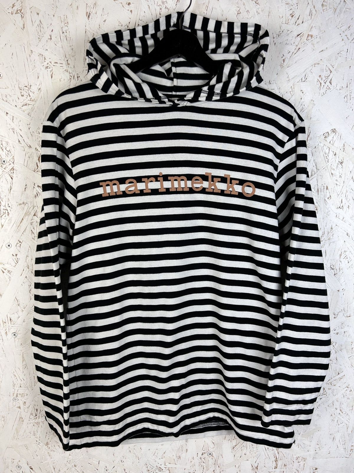 Marimekko Marimekko Kioski Palho Tasaraita Striped Hooded Long Sleeve Size M / US 6-8 / IT 42-44 - 1 Thumbnail