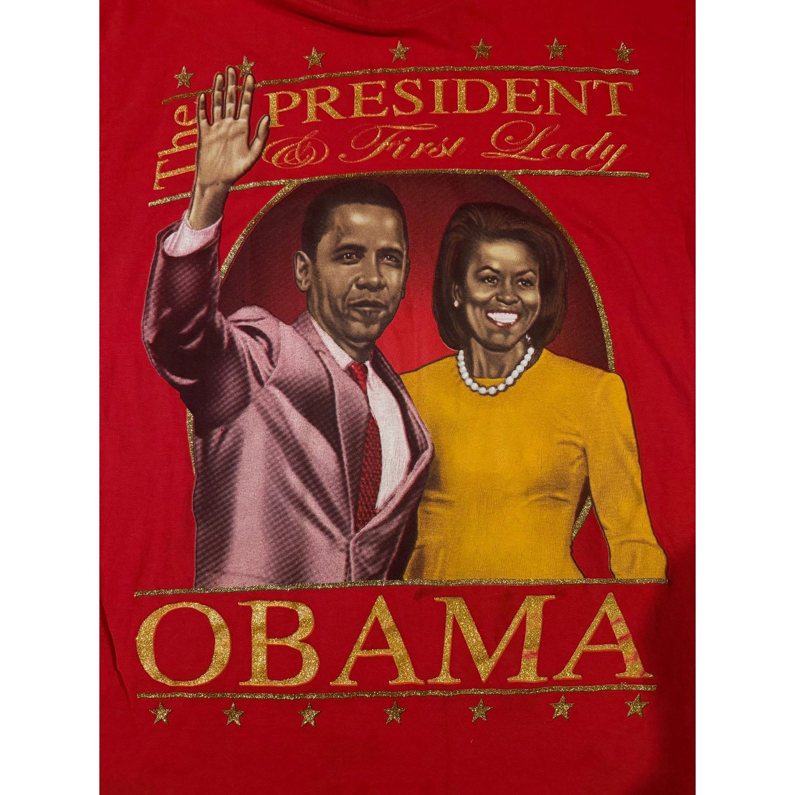 Other 2008 Obama Era Commemorative Graphic Tee – Red – Size L Size US L / EU 52-54 / 3 - 2 Thumbnail