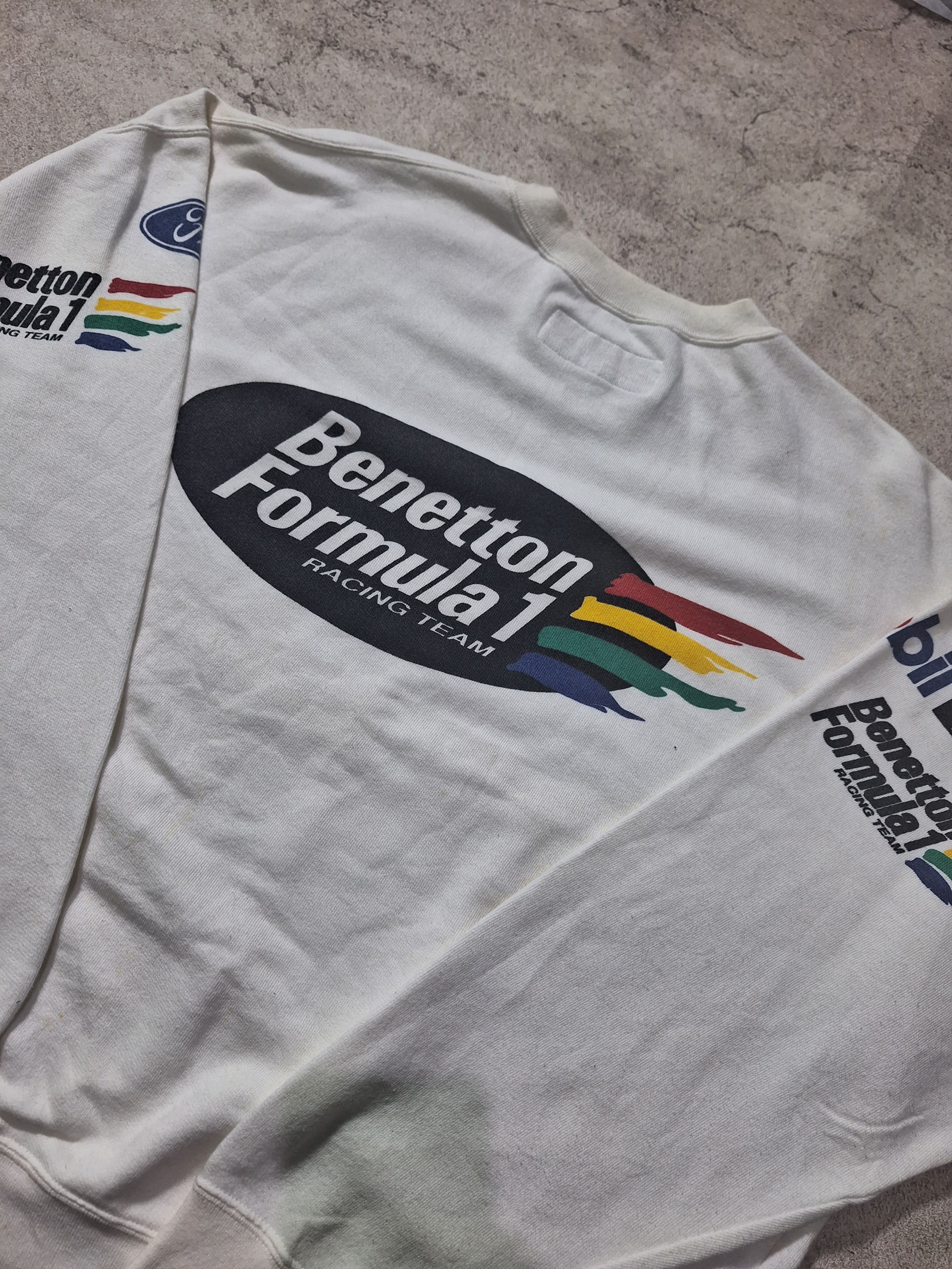 Benetton Benetton Sweartshirt Formula 1 Size US XL / EU 56 / 4 - 5 Thumbnail