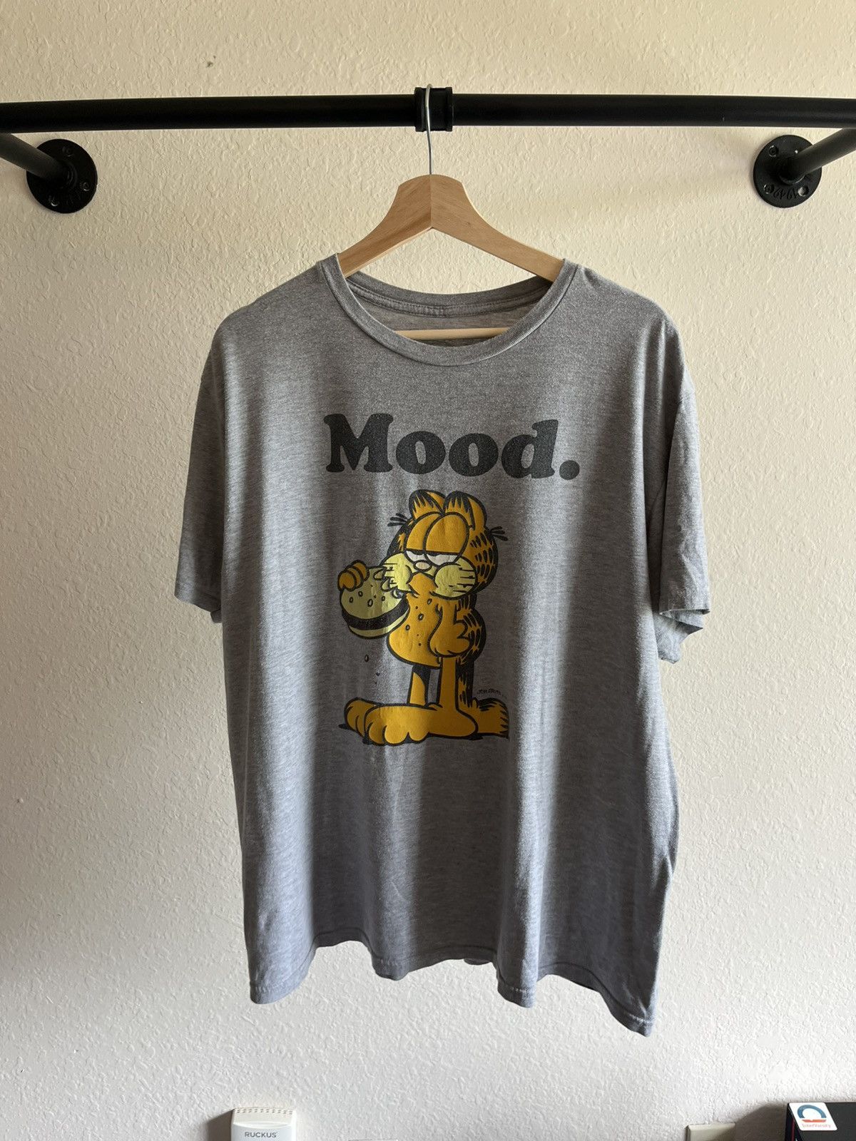 Vintage Garfield “Mood” Graphic Tee – XL Grey Size US L / EU 52-54 / 3 - 1 Thumbnail