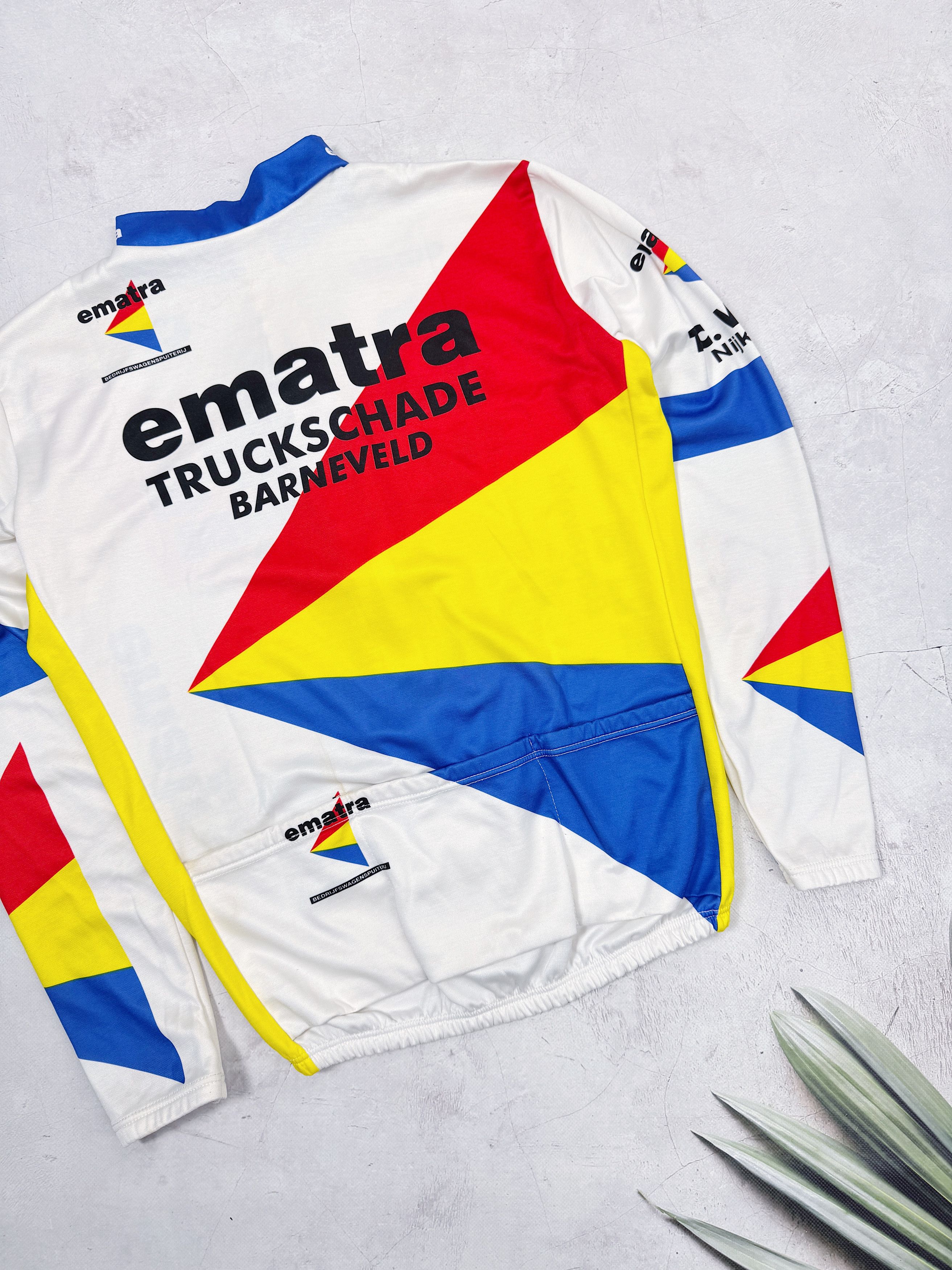 Vintage Vintage Vermarc Ematra Warm Cycling Jersey Size US L / EU 52-54 / 3 - 14 Thumbnail