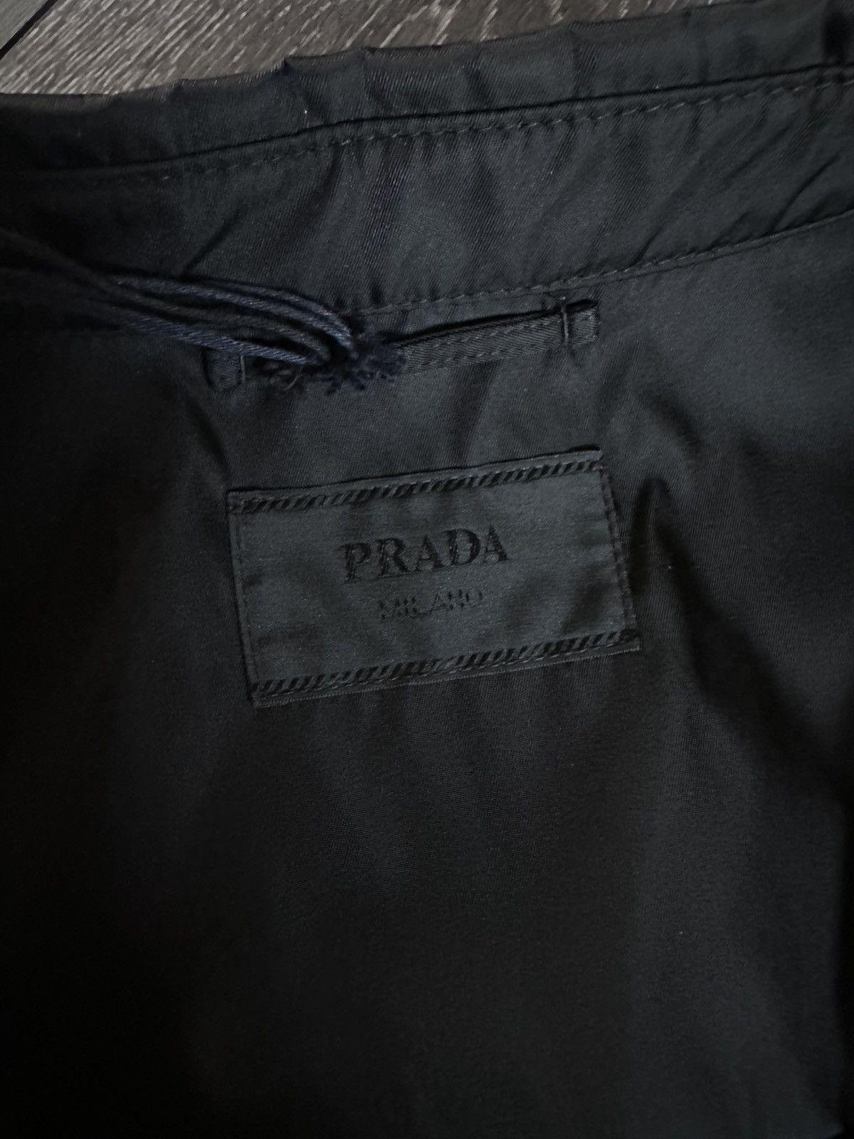 Prada prada re-nylon overshirt jacket black button-up Size US L / EU 52-54 / 3 - 5 Thumbnail