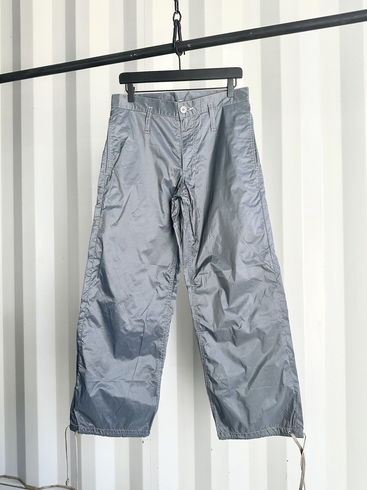 Wide Fit Nylon Pants