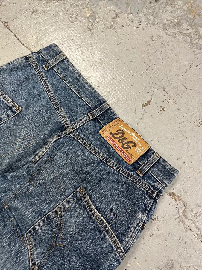 Dolce & Gabbana AW2003 Dolce & Gabbana Blue Cargo Jeans Size US 31 - 9 Thumbnail