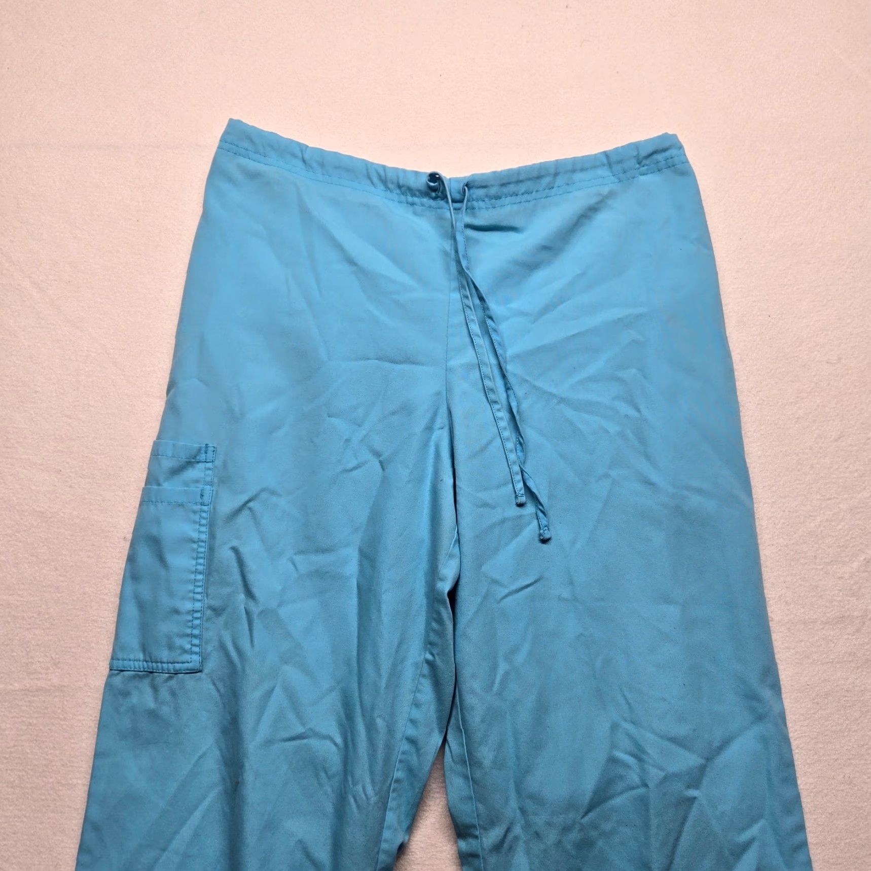 Vintage VINTAGE SB Scrubs Womens Medical Uniform Pants Long Elastic Drawstring Pocket Medium Blue Women Size 32" / US 10 / IT 46 - 2 Thumbnail