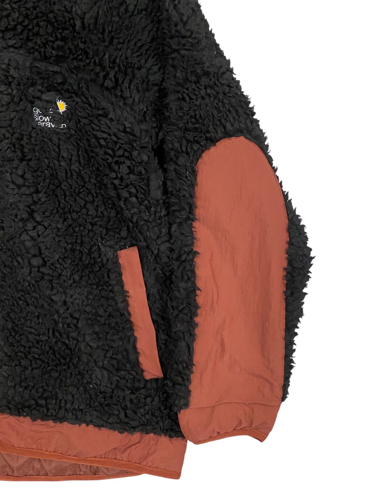 Vintage × go slow caravan Vtg Go Slow Caravan Sherpa Jacket Hoodie Size US XL / EU 56 / 4 - 5 Thumbnail