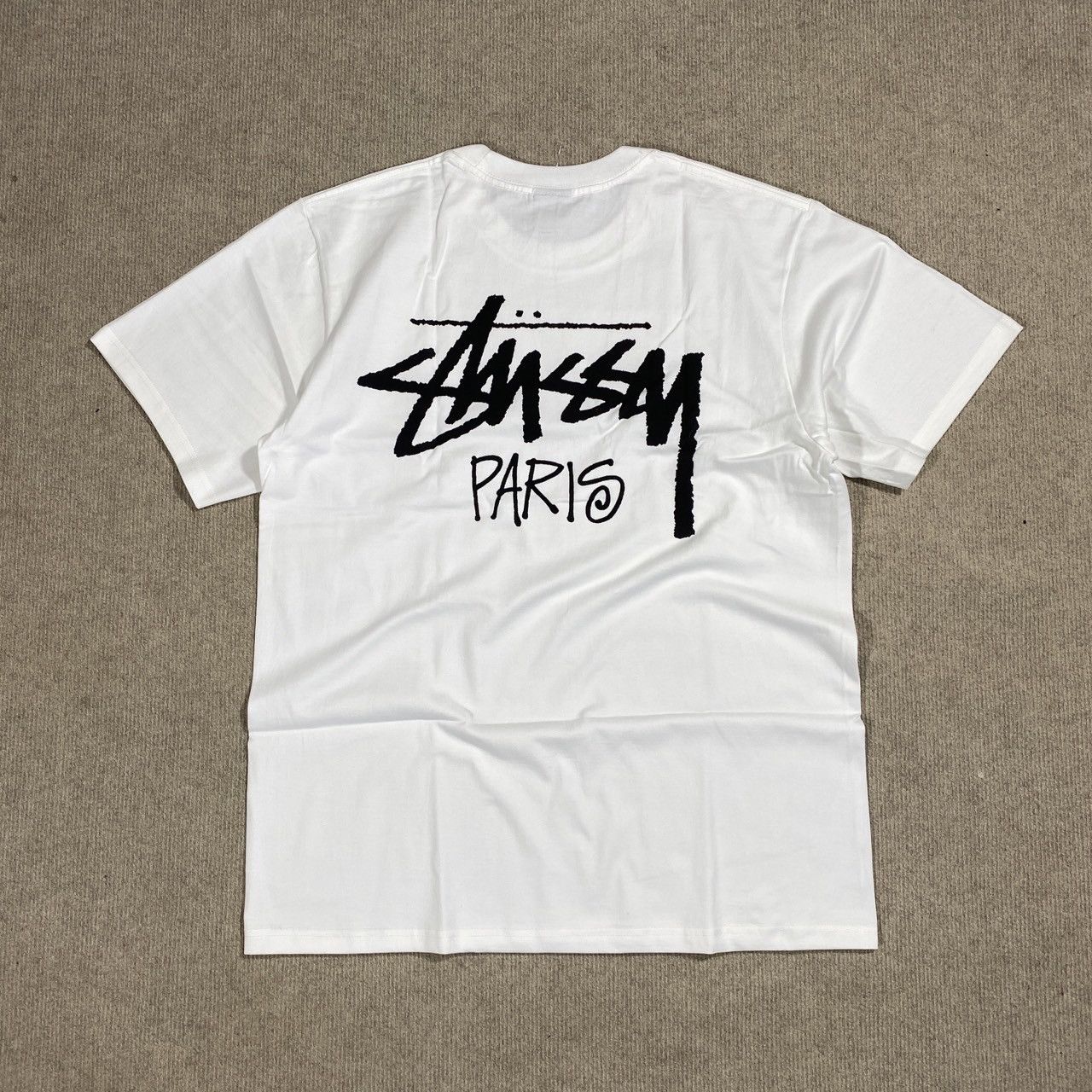 Streetwear × Stussy × Vintage RARE Stussy Paris Logo Tee Small | Grailed