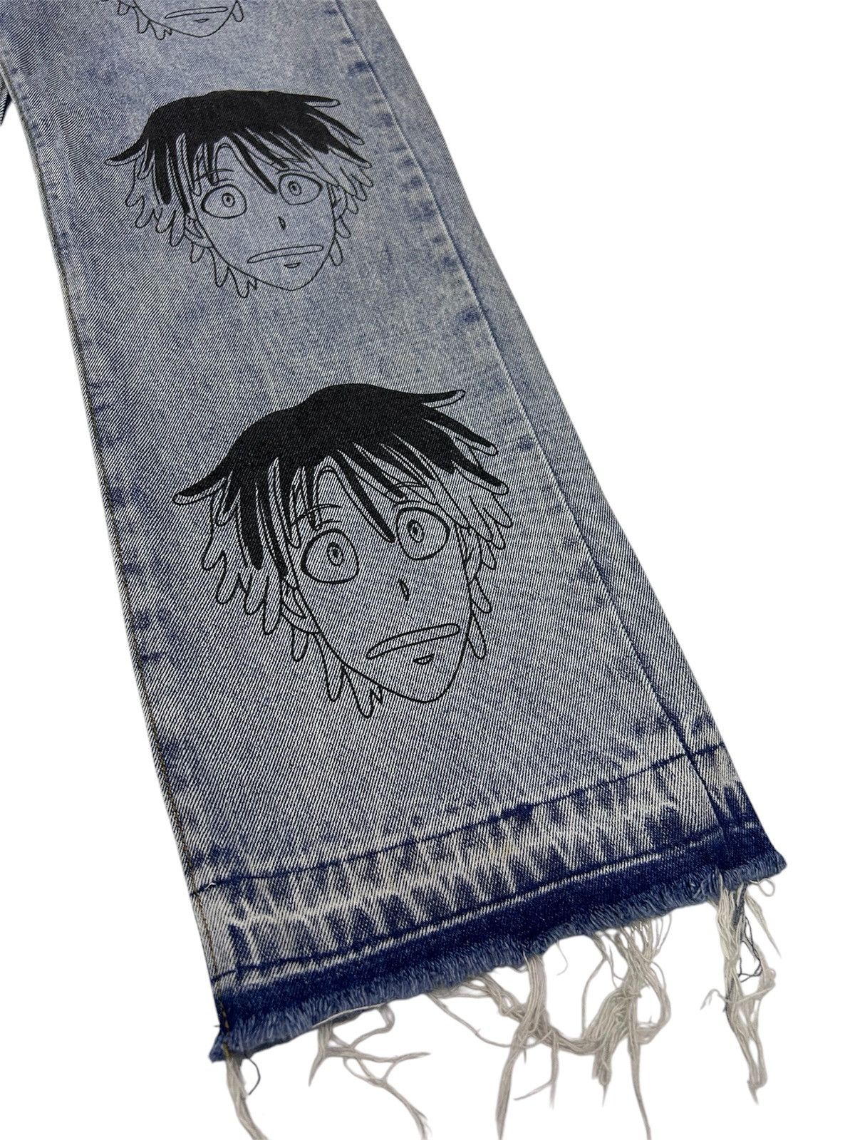 Japanese Brand × Vintage Vintage Anime Wide Leg Streetwear Aesthetic Denim Size US 29 - 6 Thumbnail