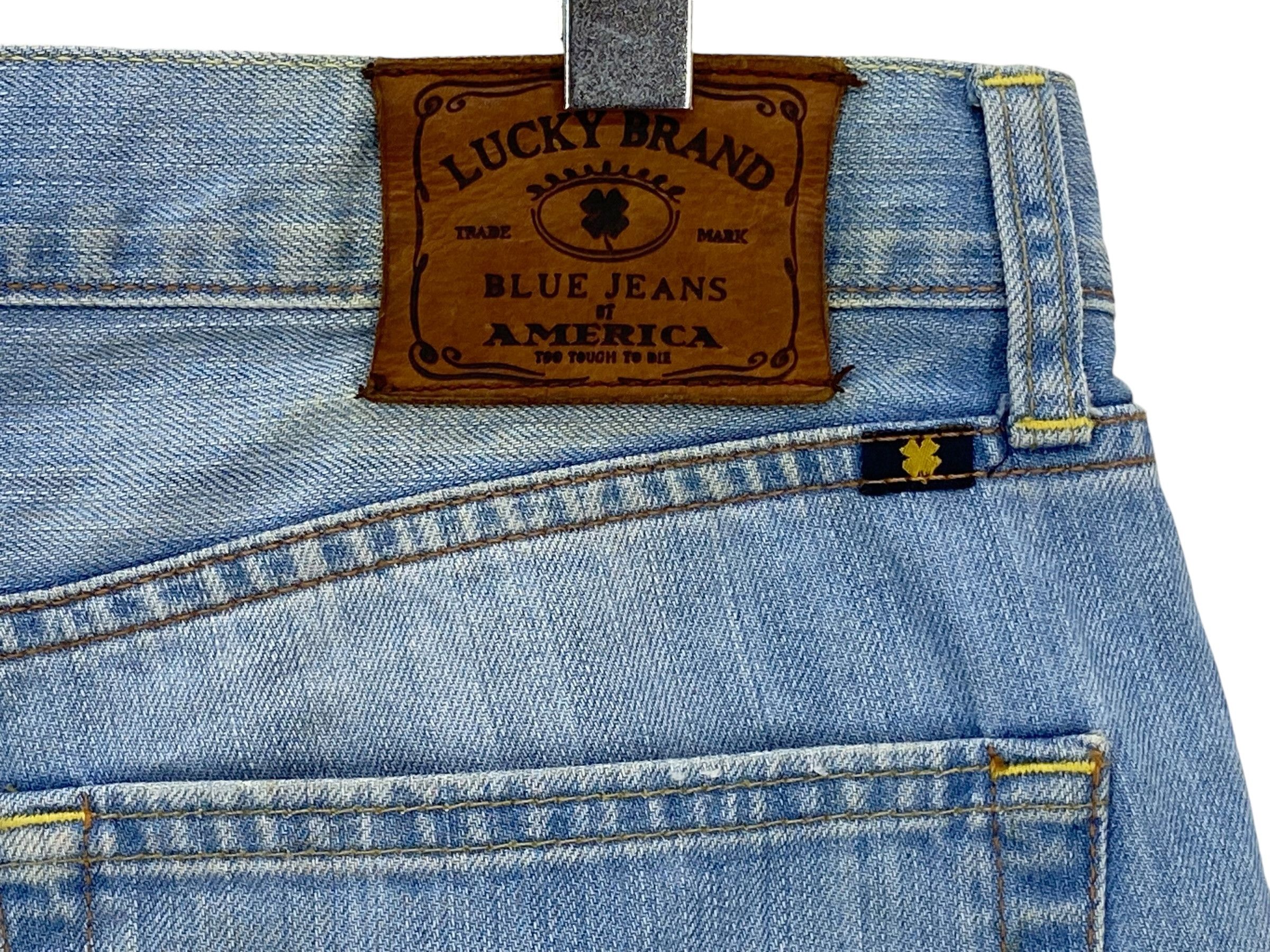 Lucky Brand × Vintage Lucky Brand Dungarees High Waisted Loose Jeans Size US 34 / EU 50 - 9 Thumbnail