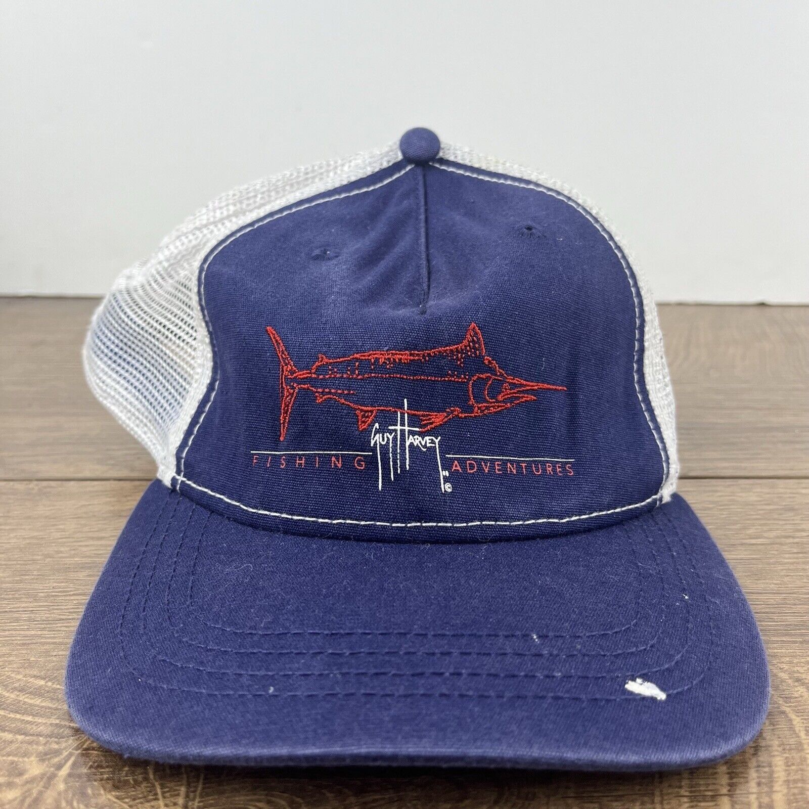 Guy Harvey Guy Harvey Fishing Snapback Hat Blue Adjustable Hat Blue Adu Size ONE SIZE - 3 Thumbnail