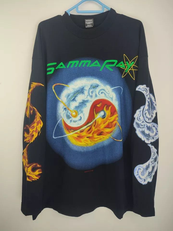 Vintage Rare Vintage Gamma Ray — Insanity and Genius 1994 Tour ROCK Size US XL / EU 56 / 4 - 4 Thumbnail