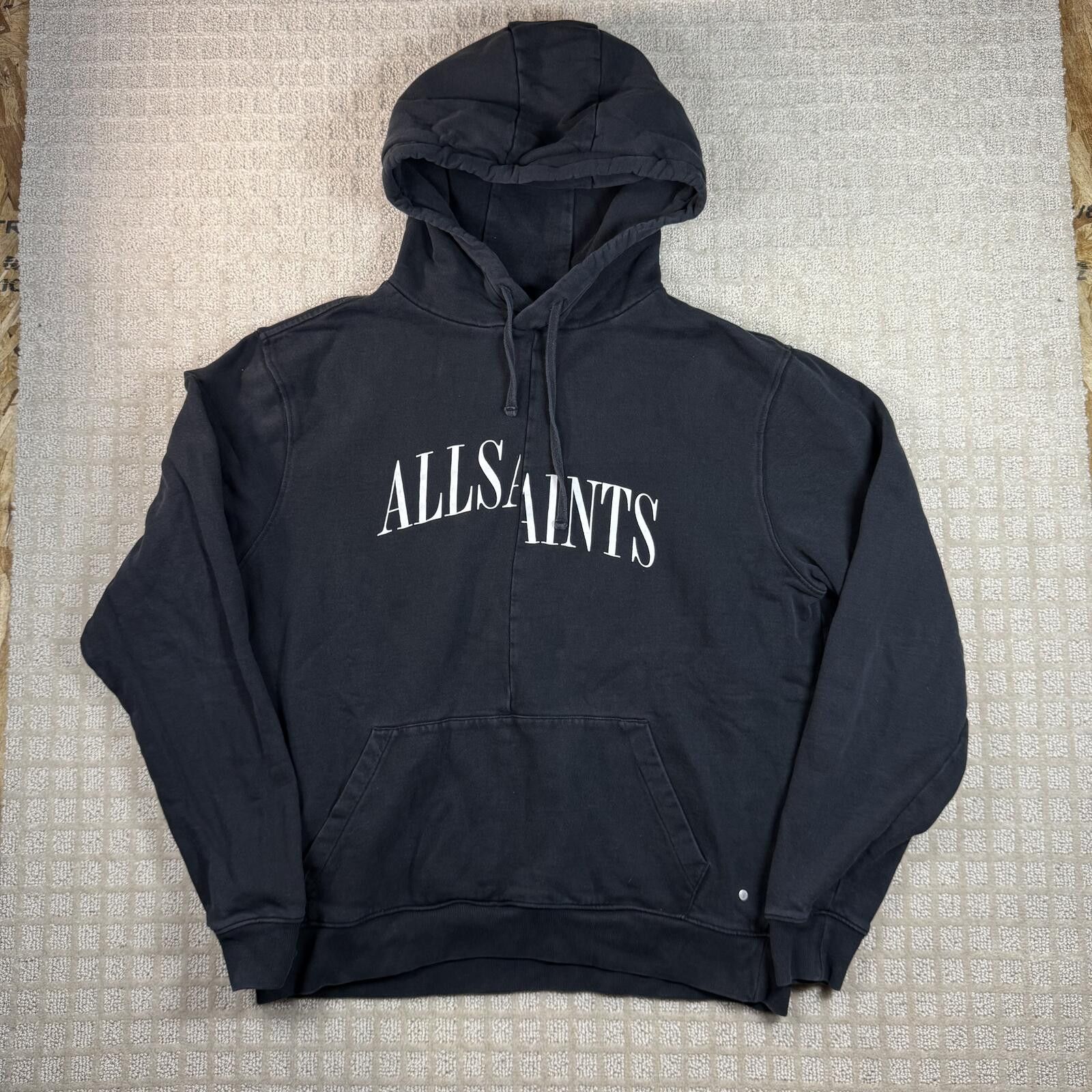 Allsaints AllSaints Boxy Fit Pullover Hoodie Black Small Size US S / EU 44-46 / 1 - 1 Thumbnail
